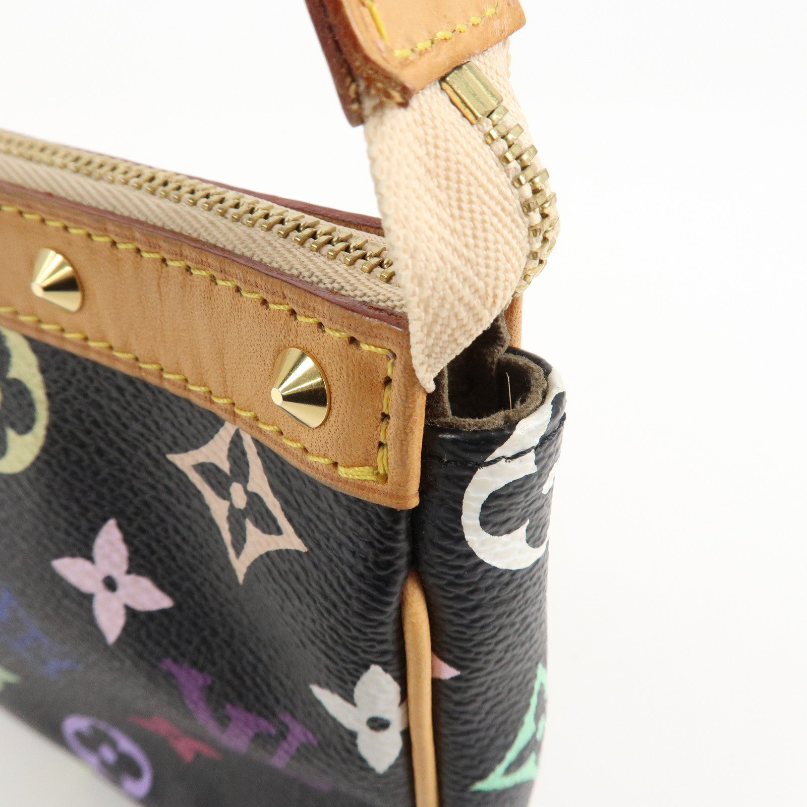 Louis Vuitton Monogram Multicolor Pochette Accessoires Noir M92648 Used