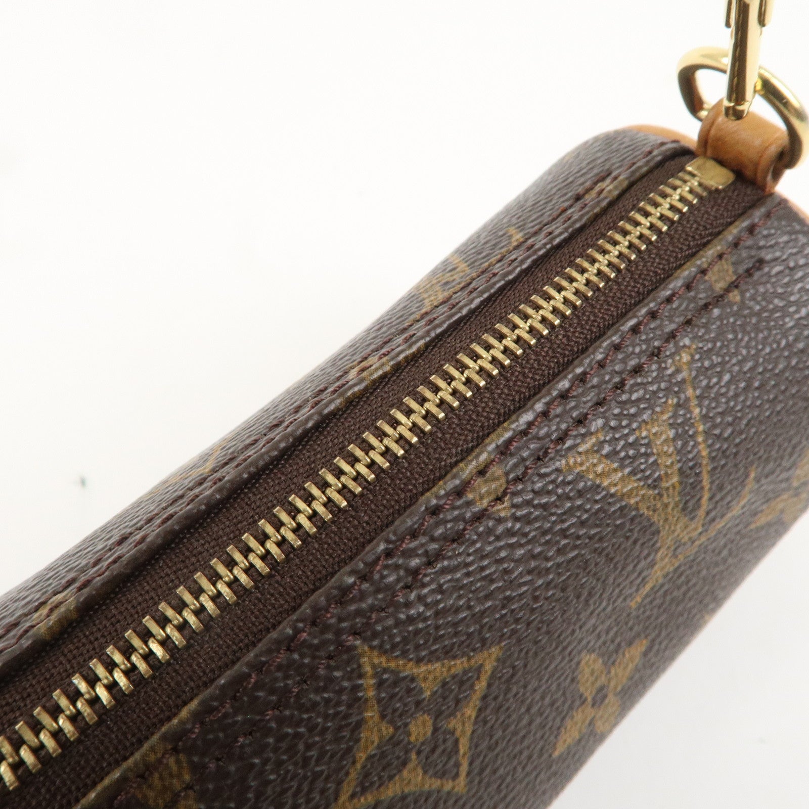 Louis Vuitton Monogram Mini Pouch for Papillon Bag Brown