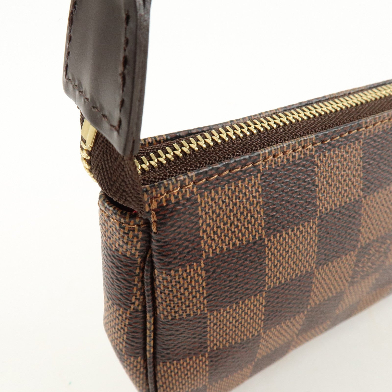 Louis Vuitton Damier Mini Pochette Accessoires Pouch N58009 Used