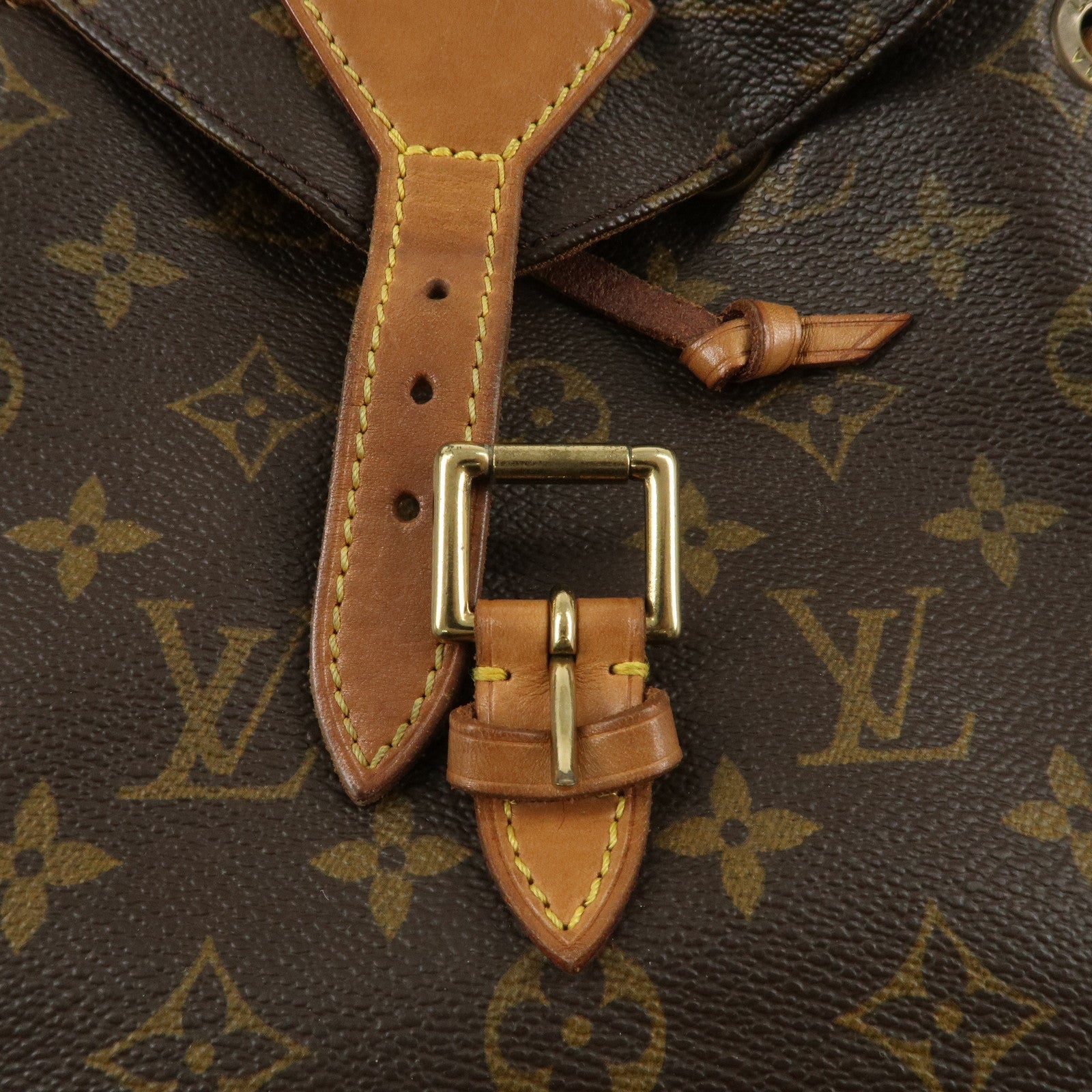 Louis Vuitton Monogram Montsouris MM Back Pack Backpack  M51136