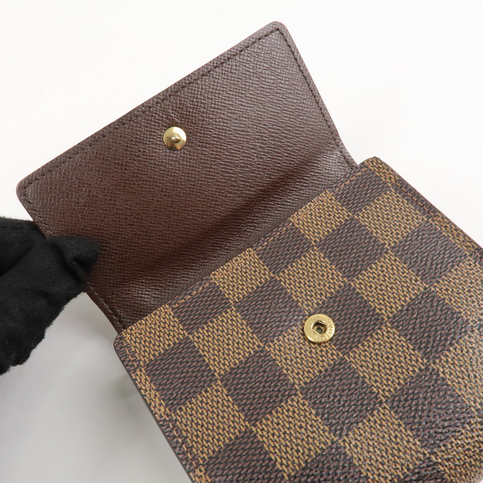 Louis Vuitton Damier Ebene Portefeuille Elise Wallet N61654