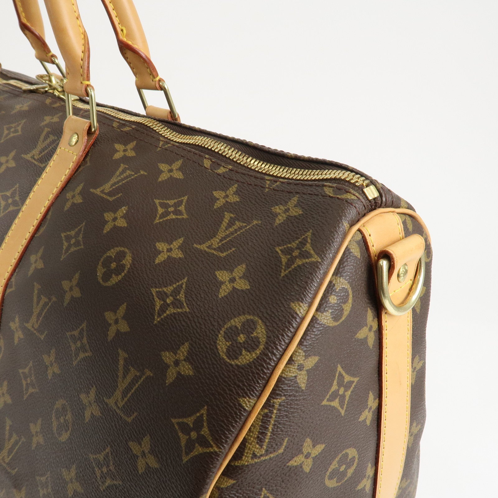 Louis Vuitton Monogram Keep All Bandouliere 50 
Shoulder Strap Used