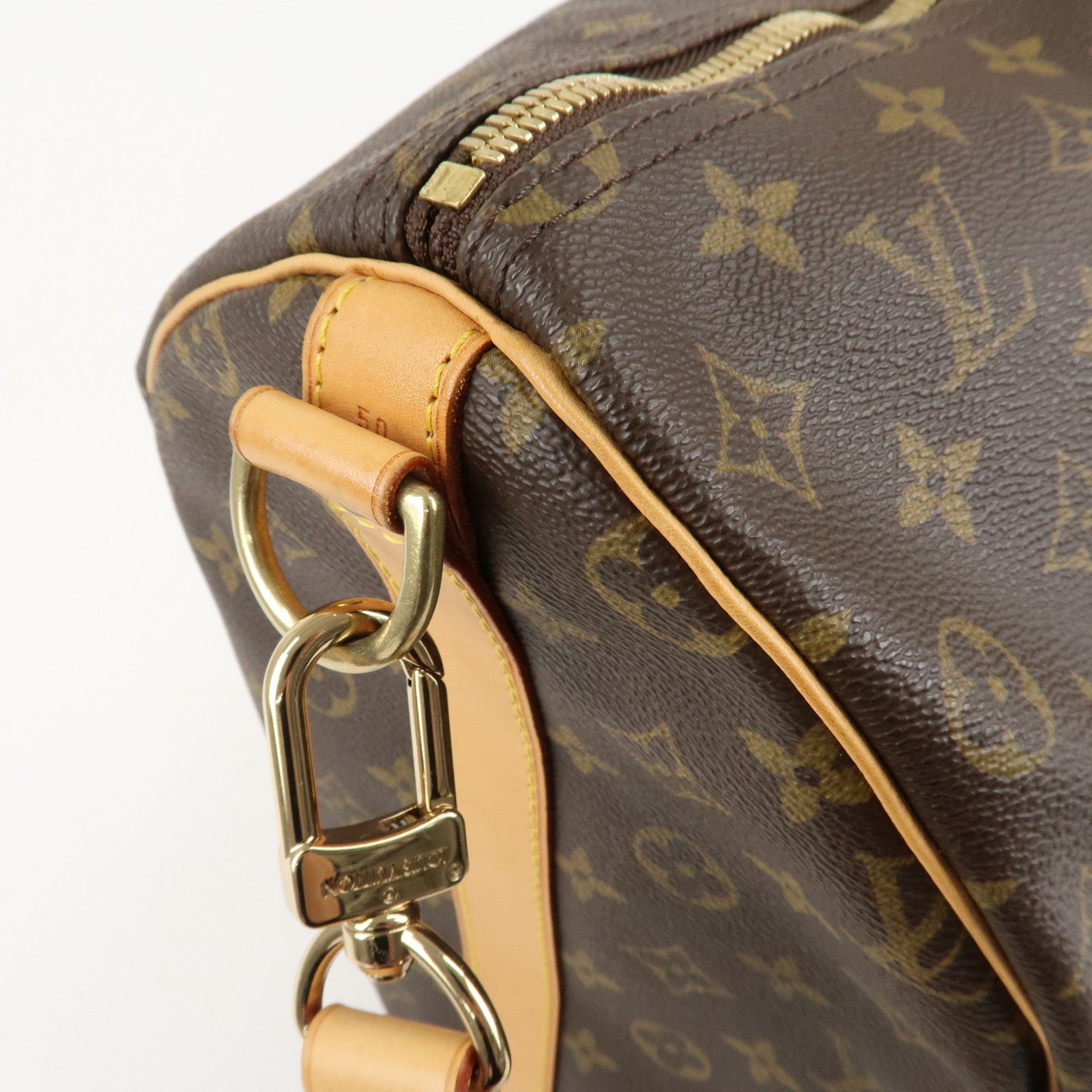 Louis Vuitton Monogram Keep All Bandouliere 50 Boston Bag M41416 Used