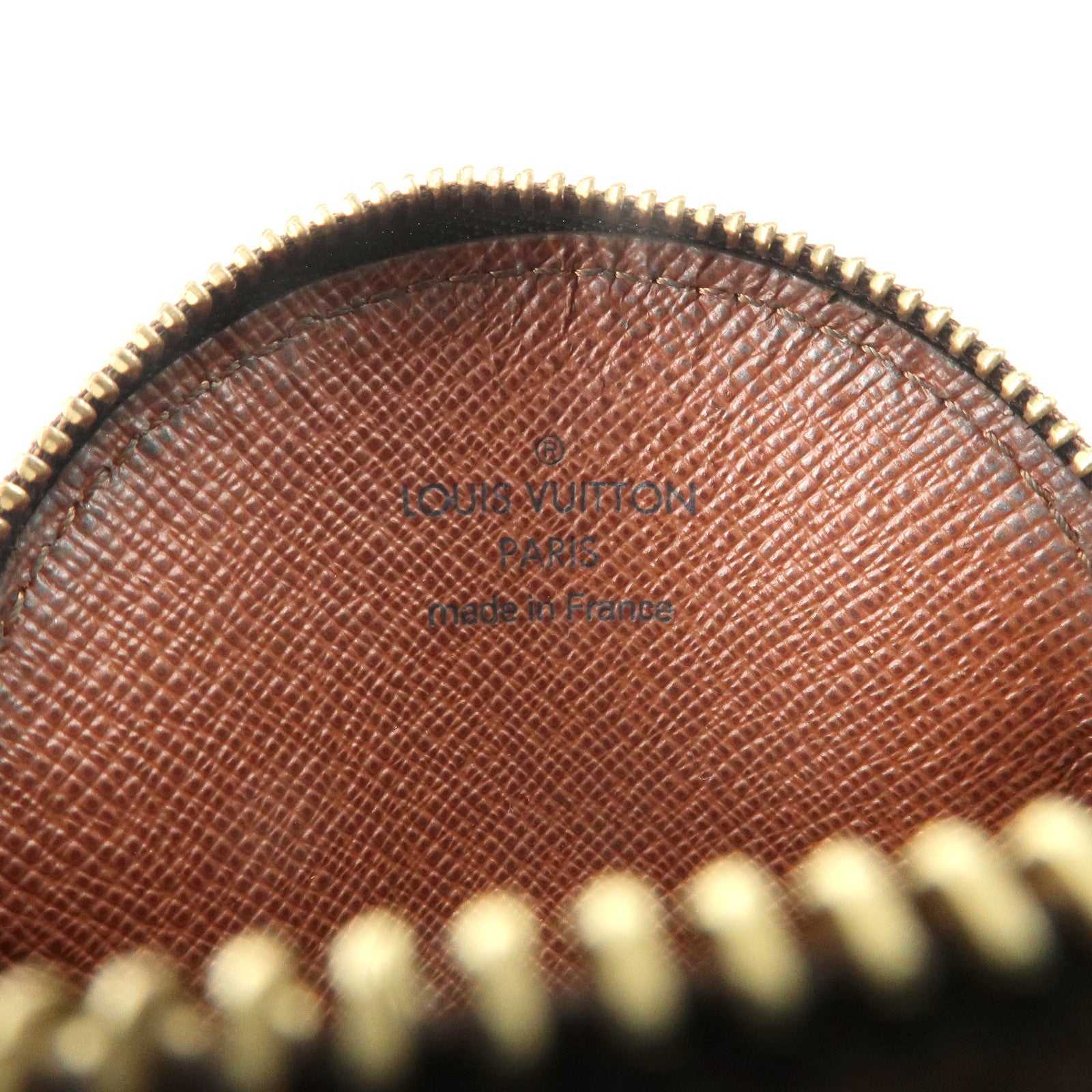 Louis Vuitton Monogram Porte Monnaie Rond Coin Case M61926 Used