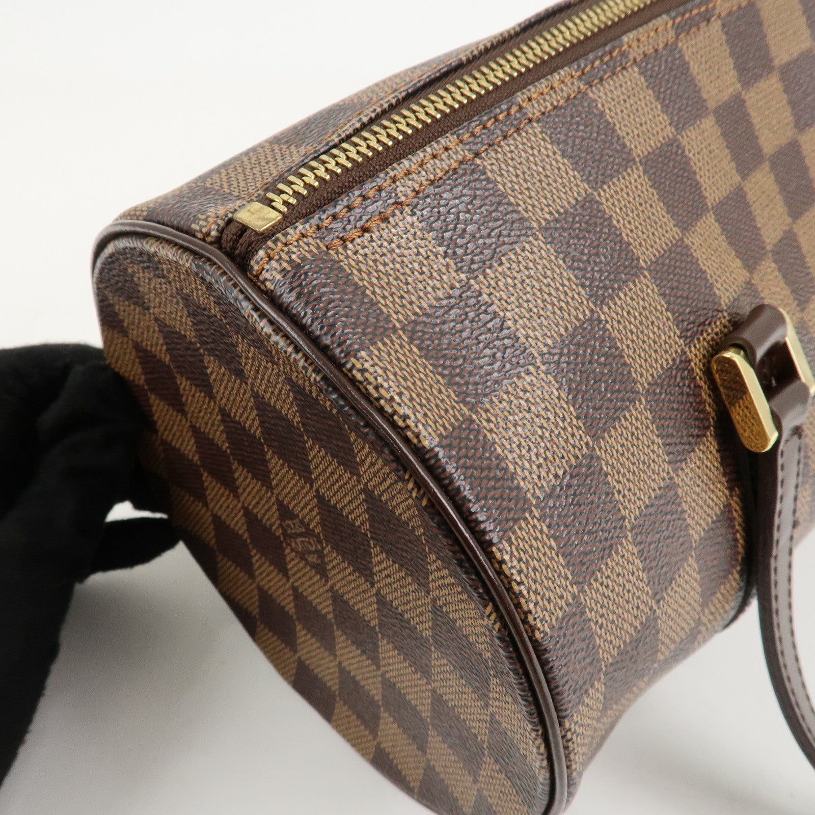 Louis Vuitton Damier Ebene Papillon30 Hand Bag N51303 Brown Used