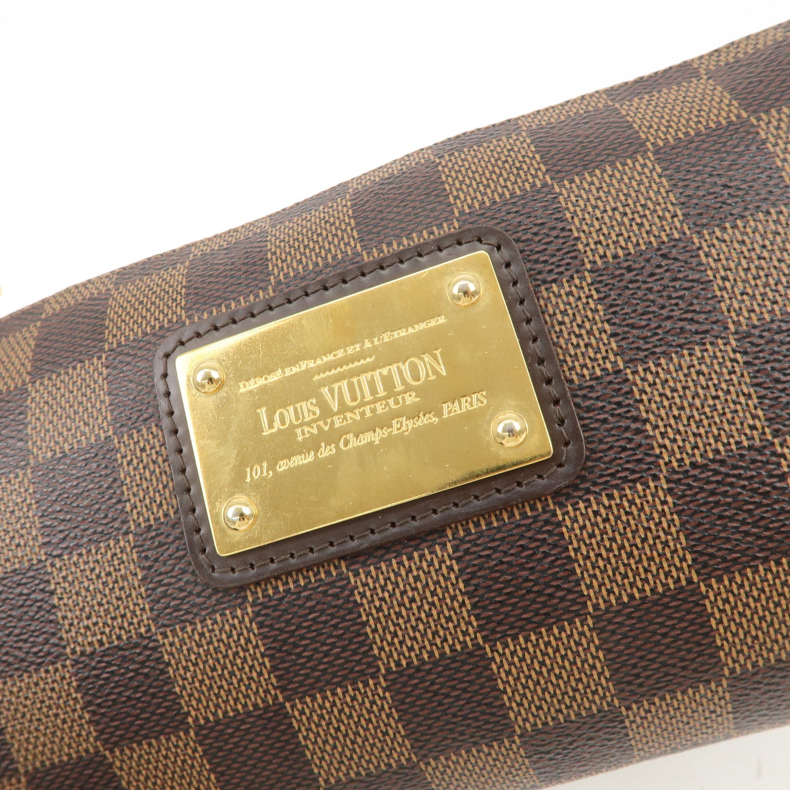 Louis Vuitton Damier Eva 2Way Hand Bag Shoulder Bag N55213 Used