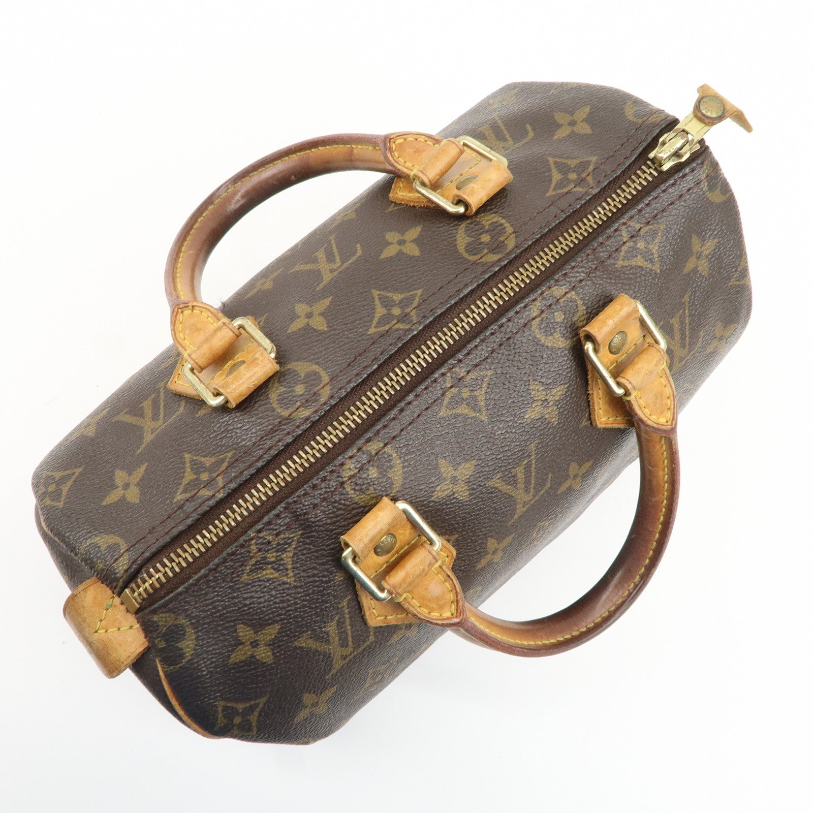 Louis Vuitton Monogram Speedy 25 Hand Bag Boston Bag M41528 Used