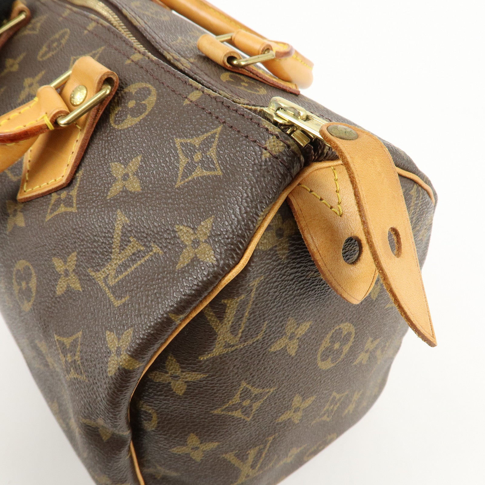 Louis Vuitton Monogram Speedy 30 Hand Bag Boston Bag M41526 Used