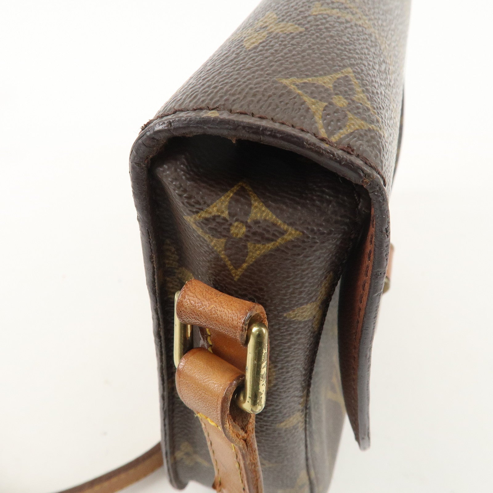 Louis Vuitton Monogram Saint Cloud MM Shoulder Bag Brown M51243