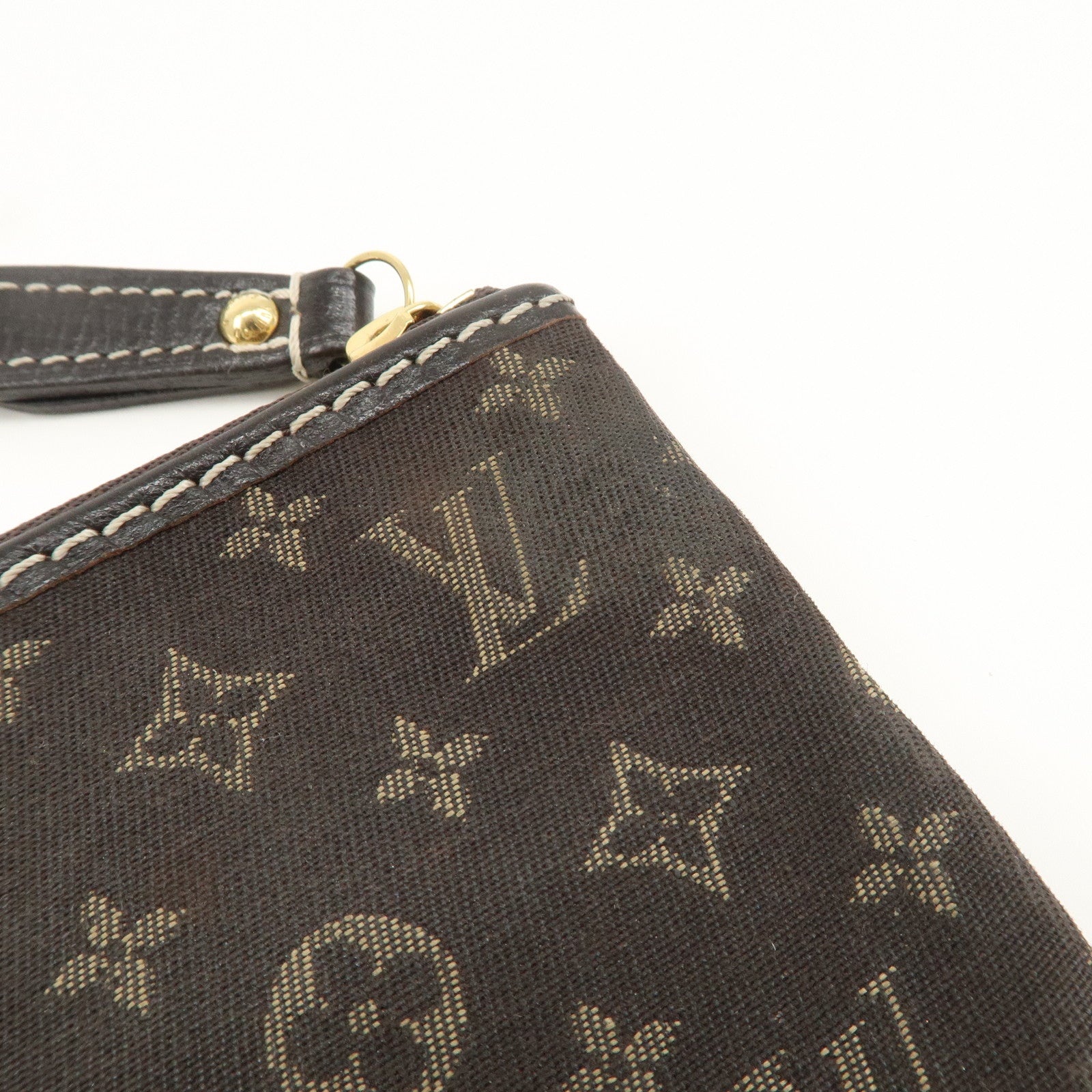 Louis Vuitton Monogram Mini Lin Pochette Cles Coin Case M95230