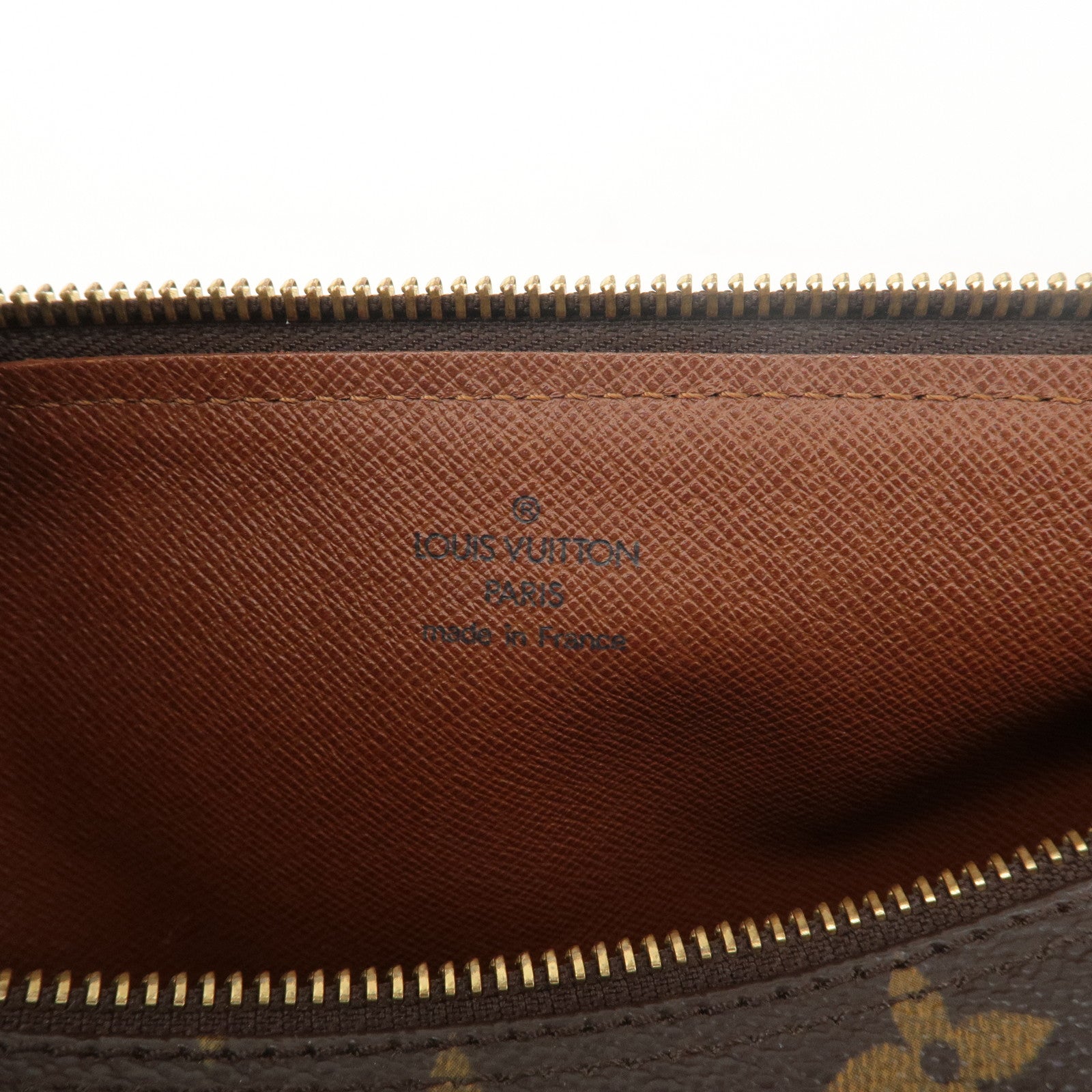 Louis Vuitton Monogram Papillon 30 Hand Bag 
Pouch Brown M51385