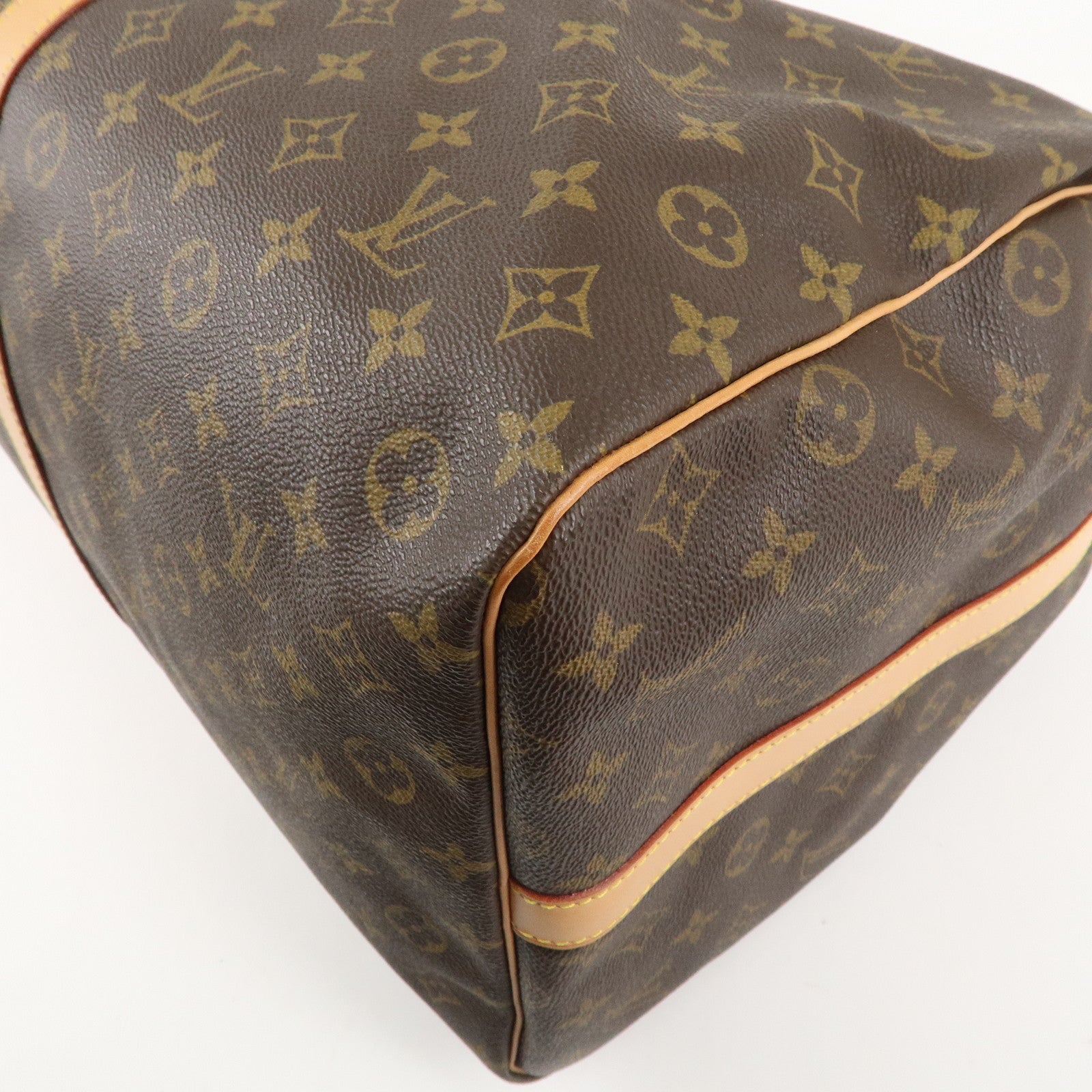 Louis Vuitton Monogram Keep All Bandouliere 60 Bag Brown M41412