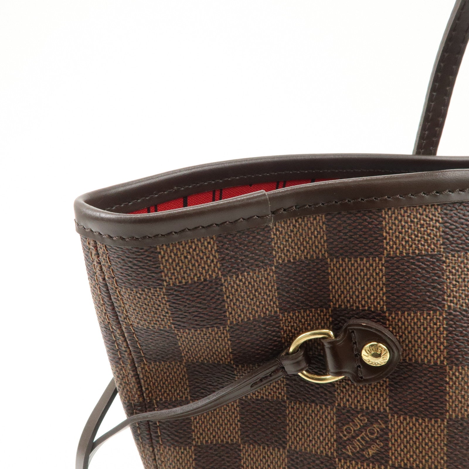 Louis Vuitton Damier Neverfull MM Tote Bag Shoulder Bag N51105 Used