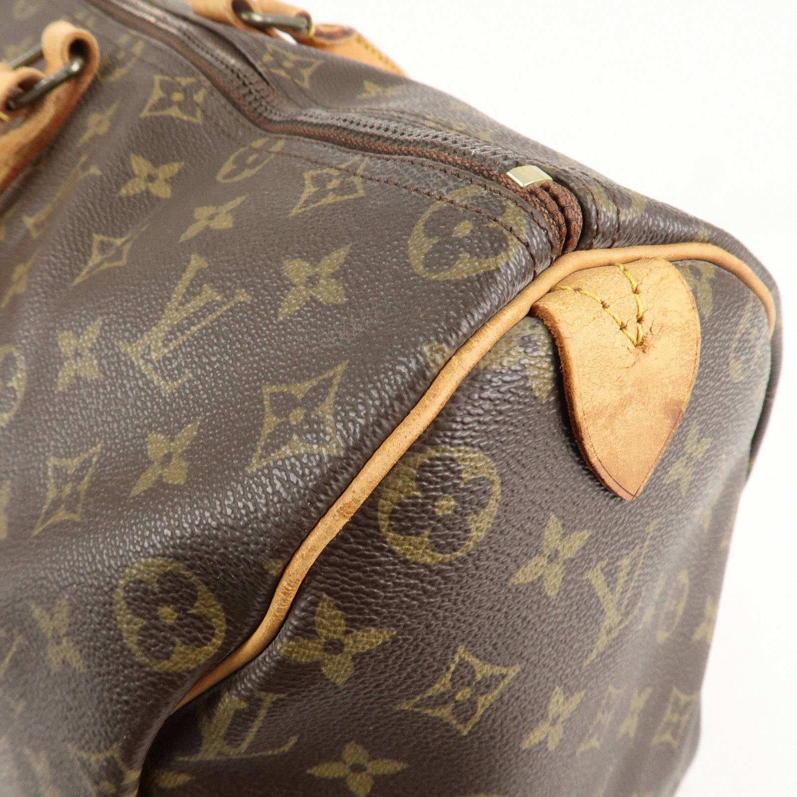 Louis Vuitton Monogram Keep All 50 Boston Bag Brown M41426 Used