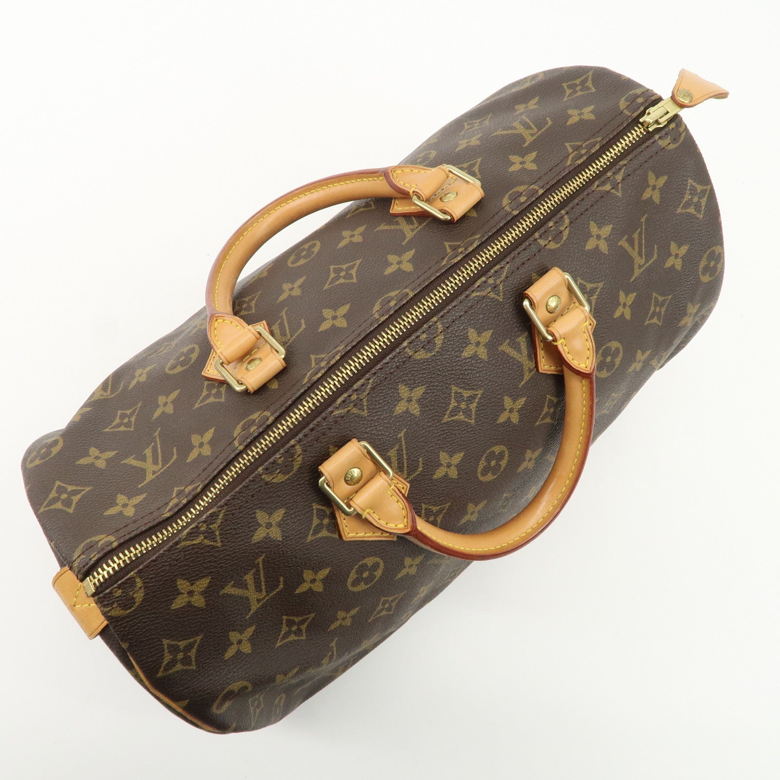 Louis Vuitton Monogram Speedy 35 Hand Bag Boston Bag M41524 Used