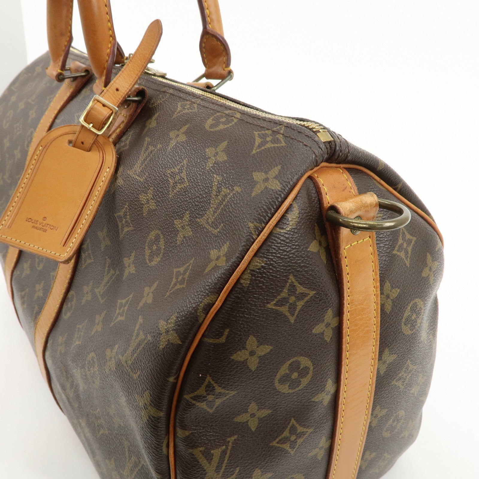 Louis Vuitton Monogram Keep All Bandouliere 45 Boston Bag M41418 Used