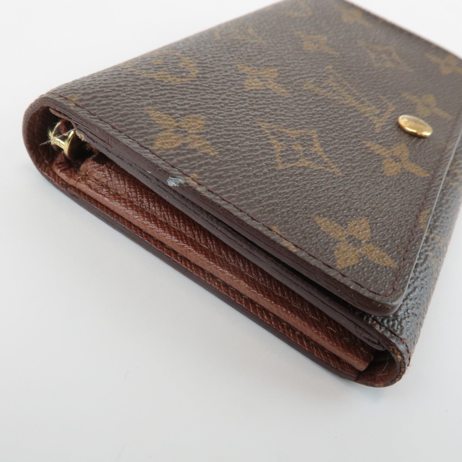 Louis Vuitton Set of 2 Monogram Portefeuille Tresor M61736 Used