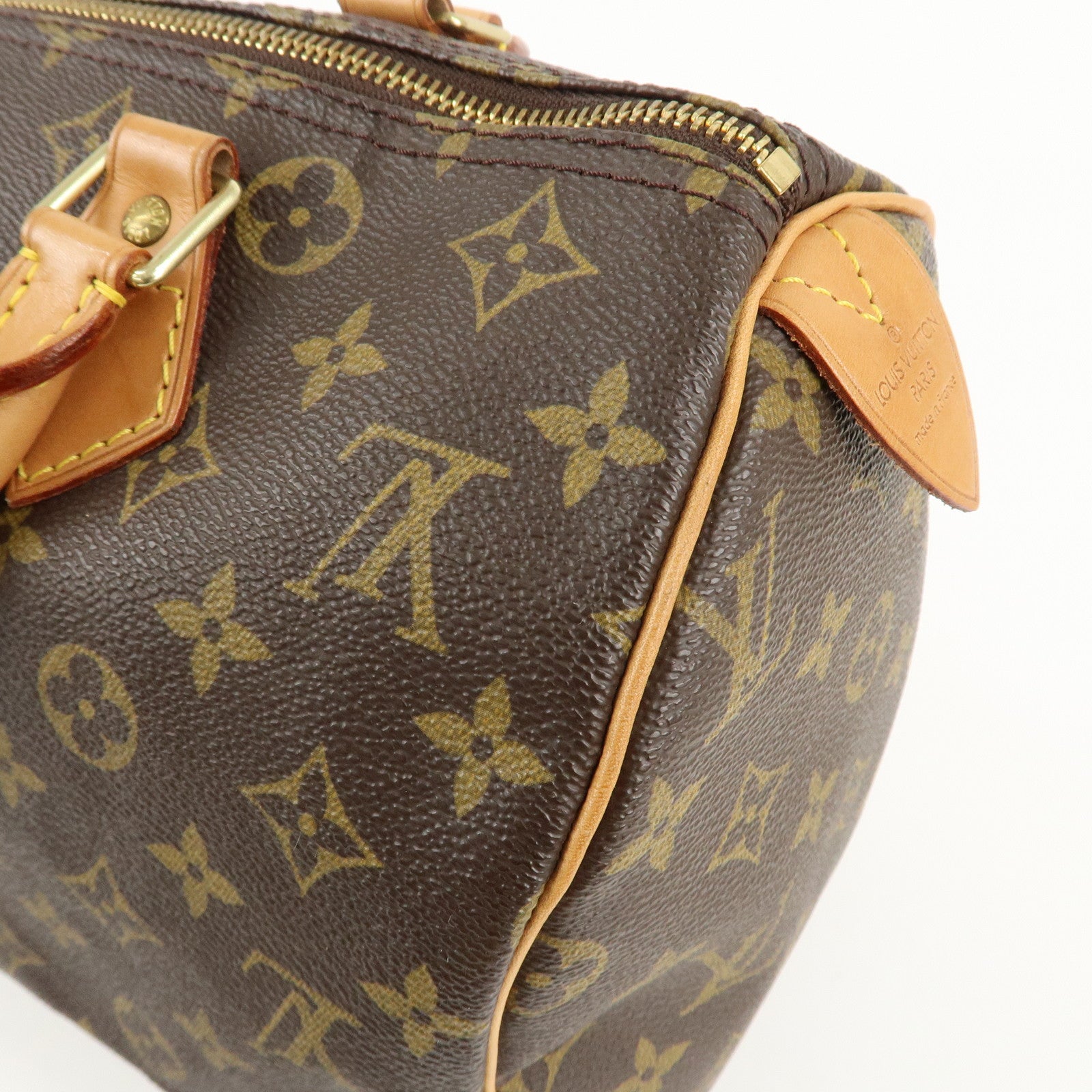 Louis Vuitton Monogram Speedy 30 Hand Bag Boston Bag M41108 Used