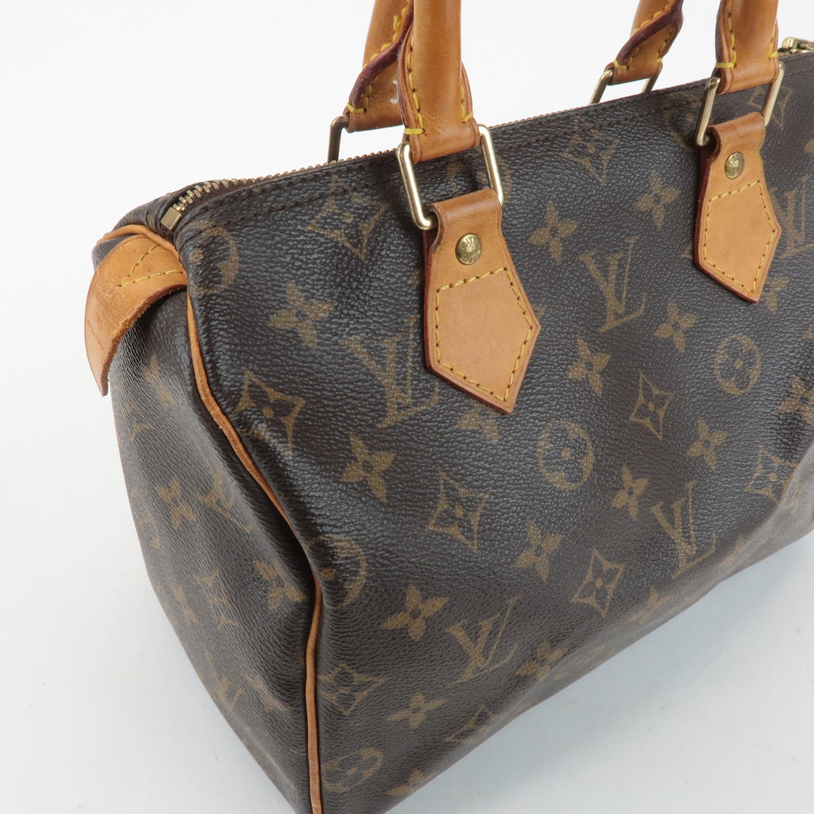 Louis Vuitton Monogram Speedy 25 Hand Bag Boston Bag M41528 Used