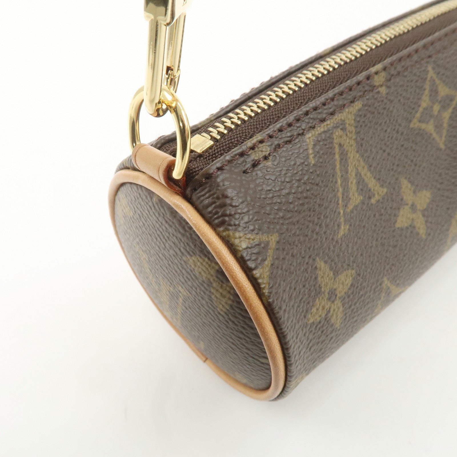 Louis Vuitton Monogram Mini Pouch for Papillon Bag Brown Used