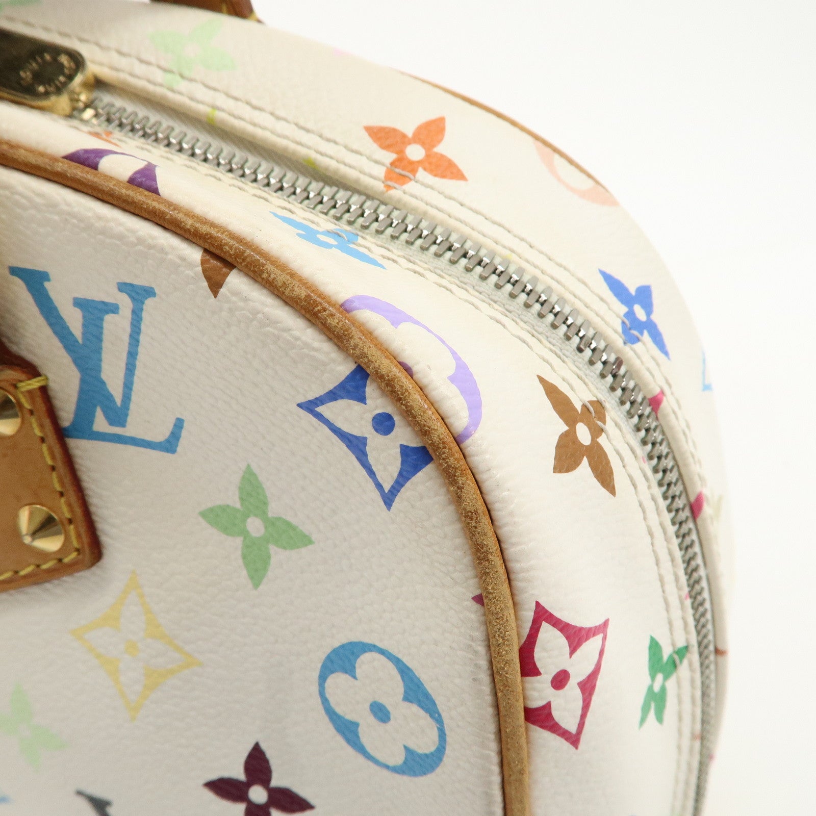 Louis Vuitton Monogram Multicolor Trouville Hand Bag M92663 Used