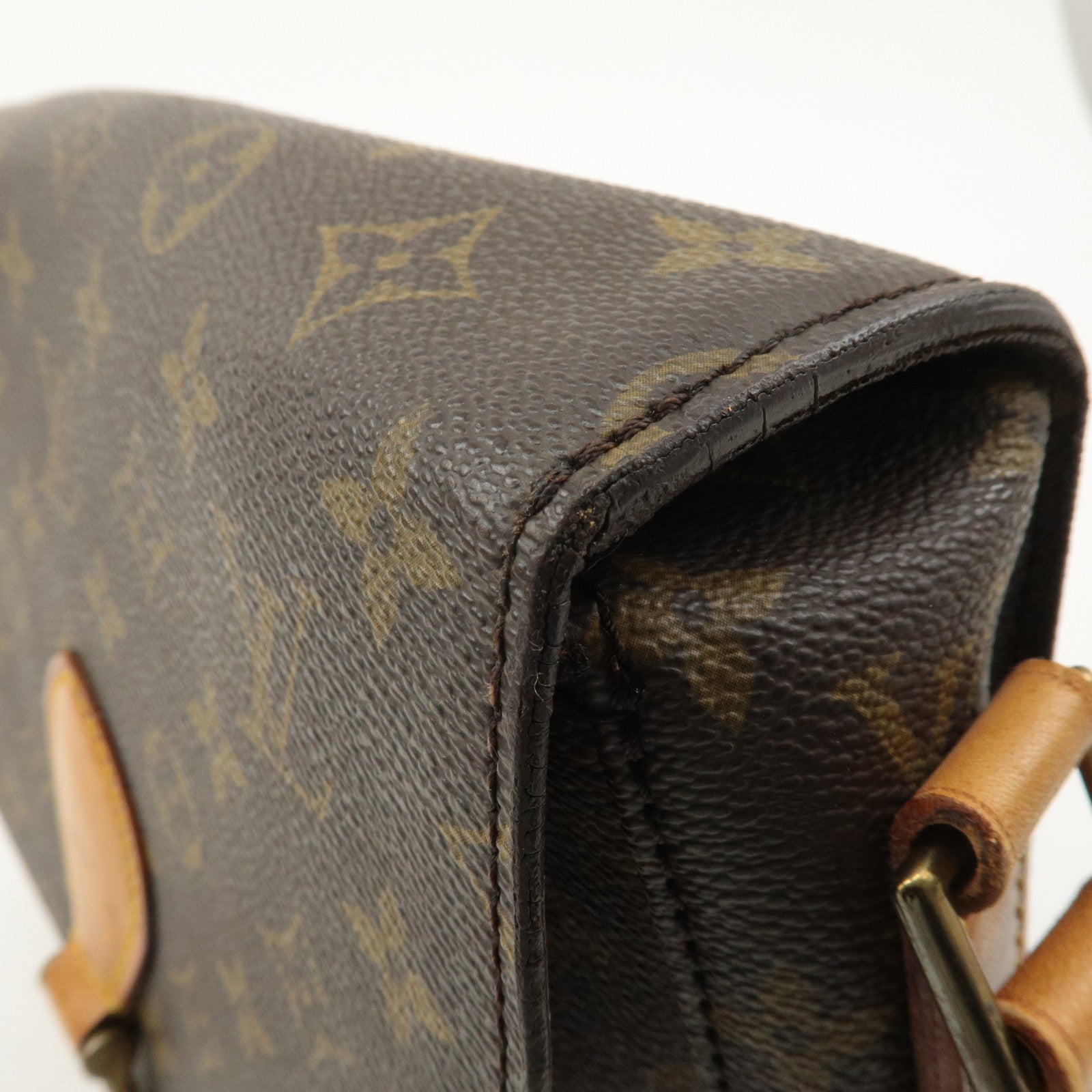 Louis Vuitton Monogram Saint Cloud GM Shoulder Bag Brown M51242