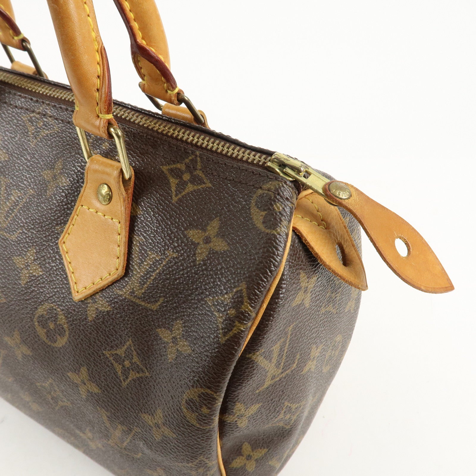 Louis Vuitton Monogram Speedy 25 Hand Bag Boston Bag M41528 Used