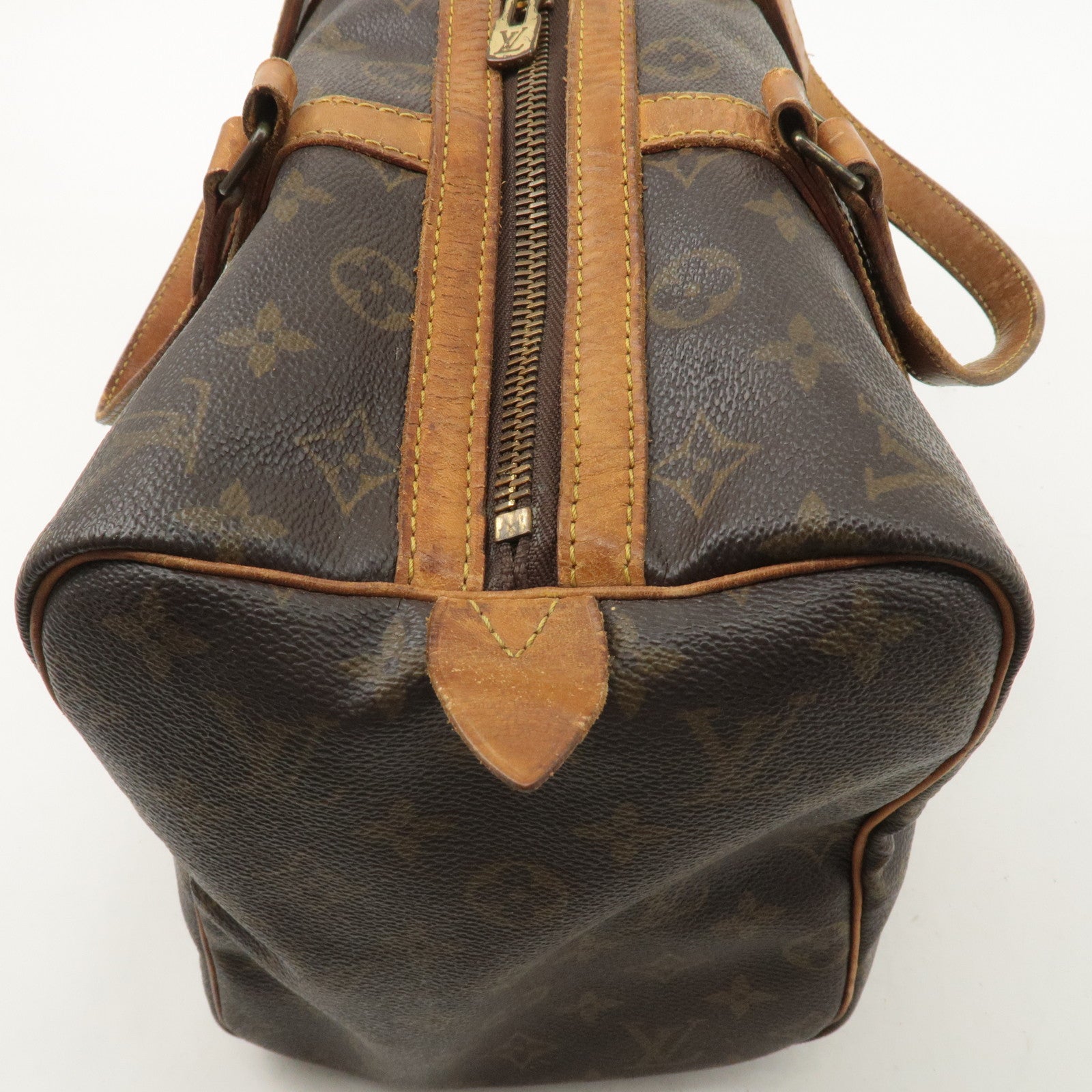 Louis Vuitton Monogram Sac Souple 35 Boston Bag Brown M41626