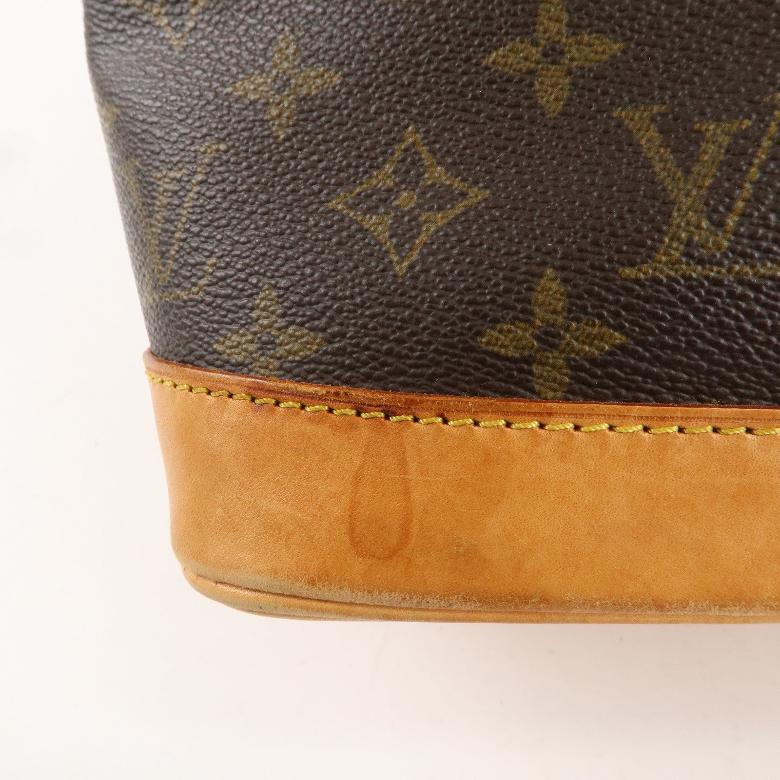 Louis Vuitton Monogram Alma Hand Bag Brown M51130