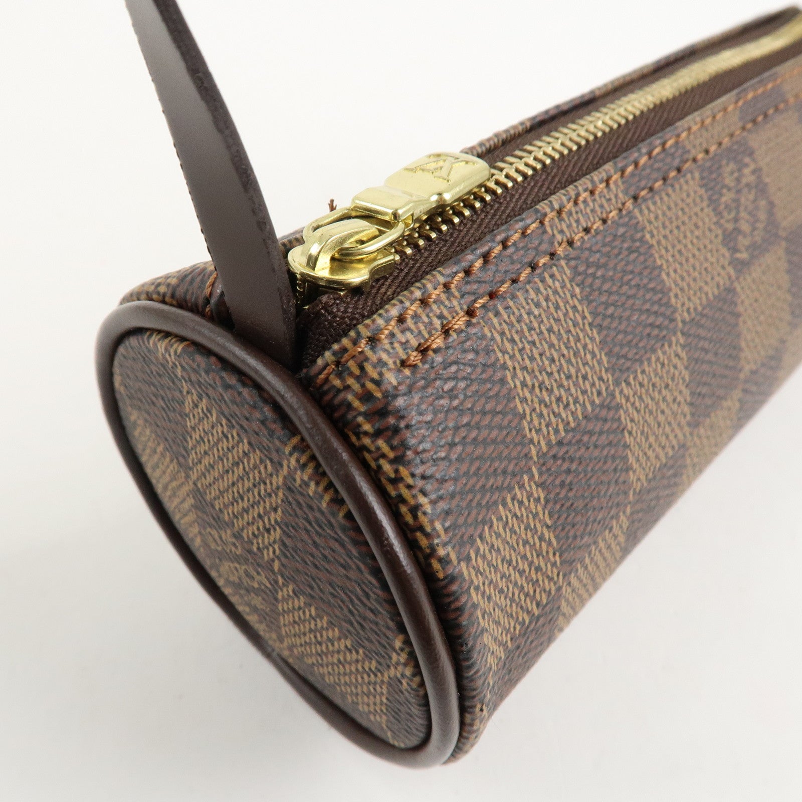 Louis Vuitton Damier Pouch for Papillon Mini Bag Damier Ebene Used