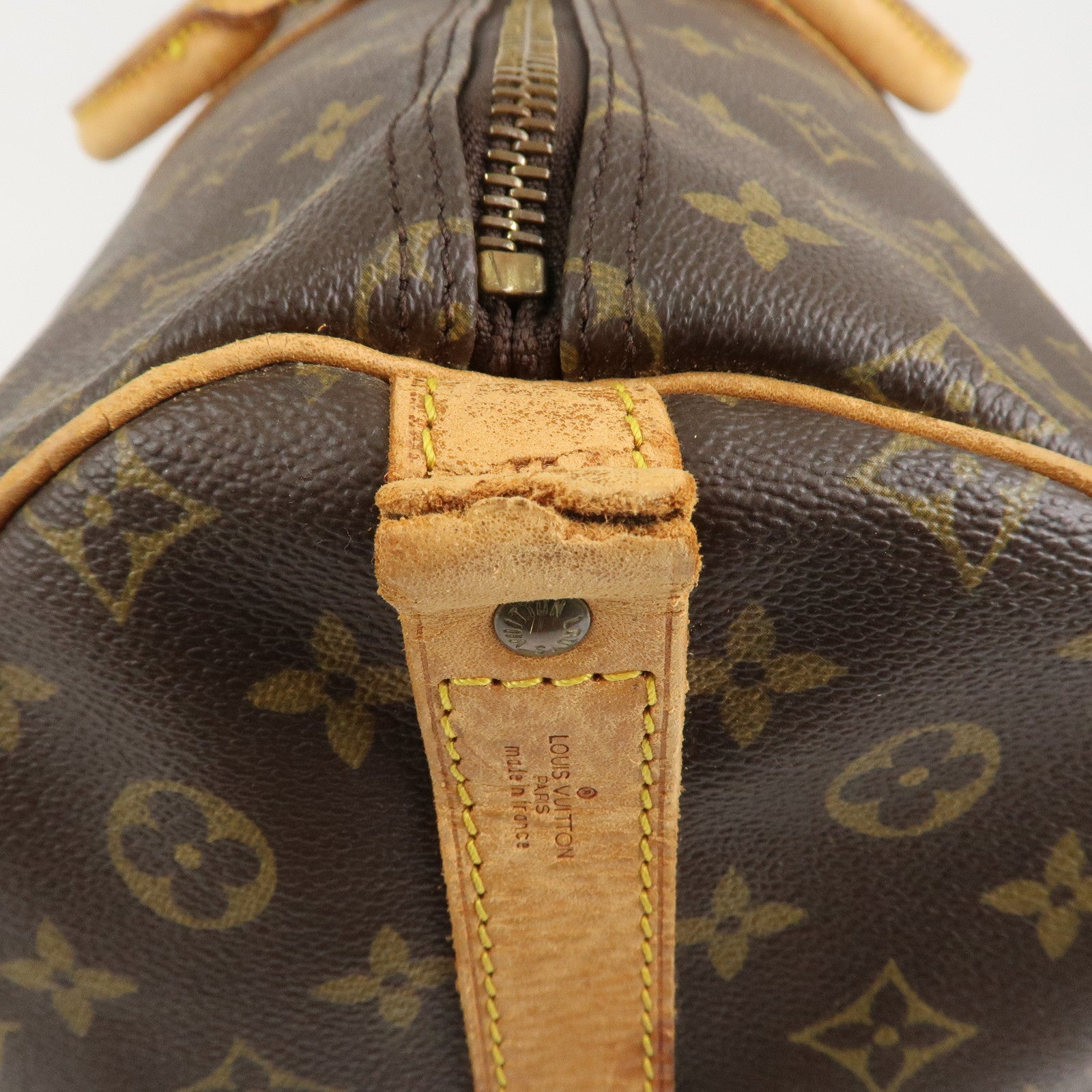 Louis Vuitton Monogram Keep All Bandouliere 55 Boston Bag M41414 Used