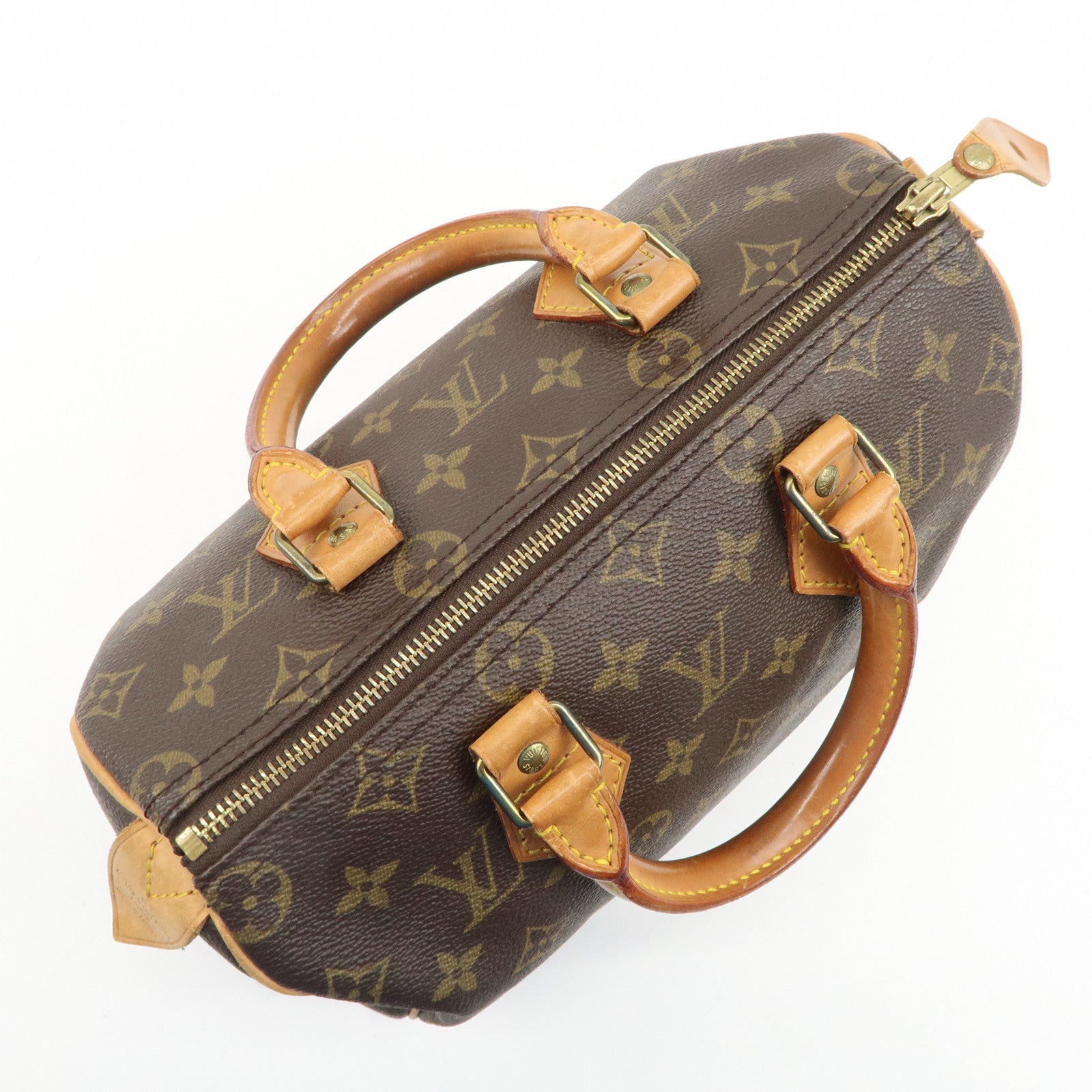 Louis Vuitton Monogram Speedy 25 Hand Bag Boston Bag M41528 Used