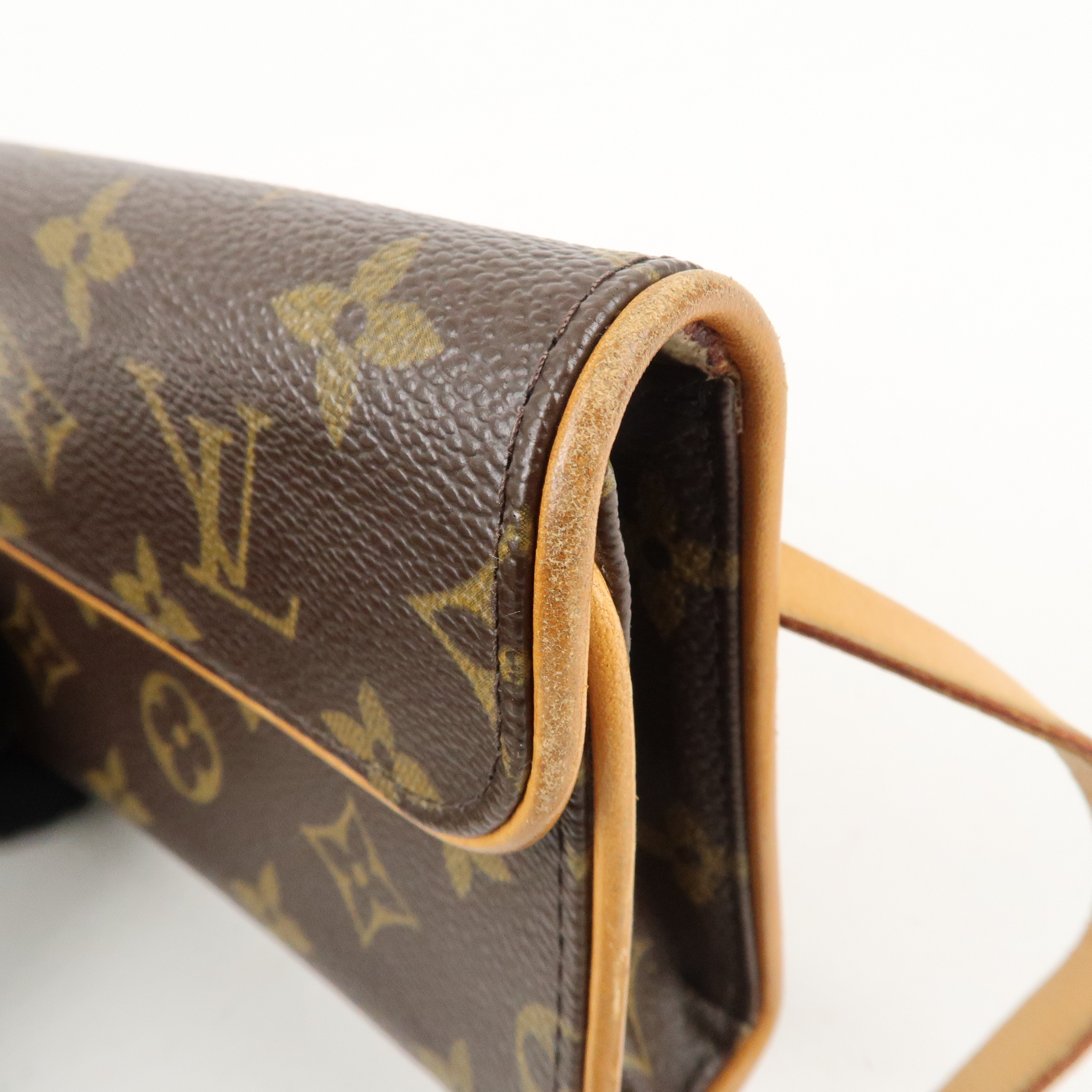 Louis Vuitton Monogram Pochette Florentine WaistBag Belt XS M51855