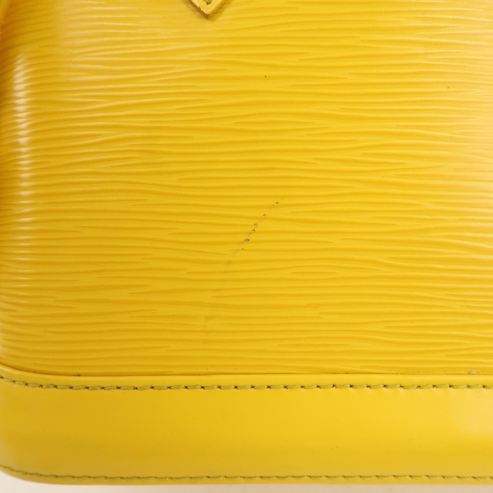 Louis Vuitton Epi Alma BB Hand Bag Citron M40866