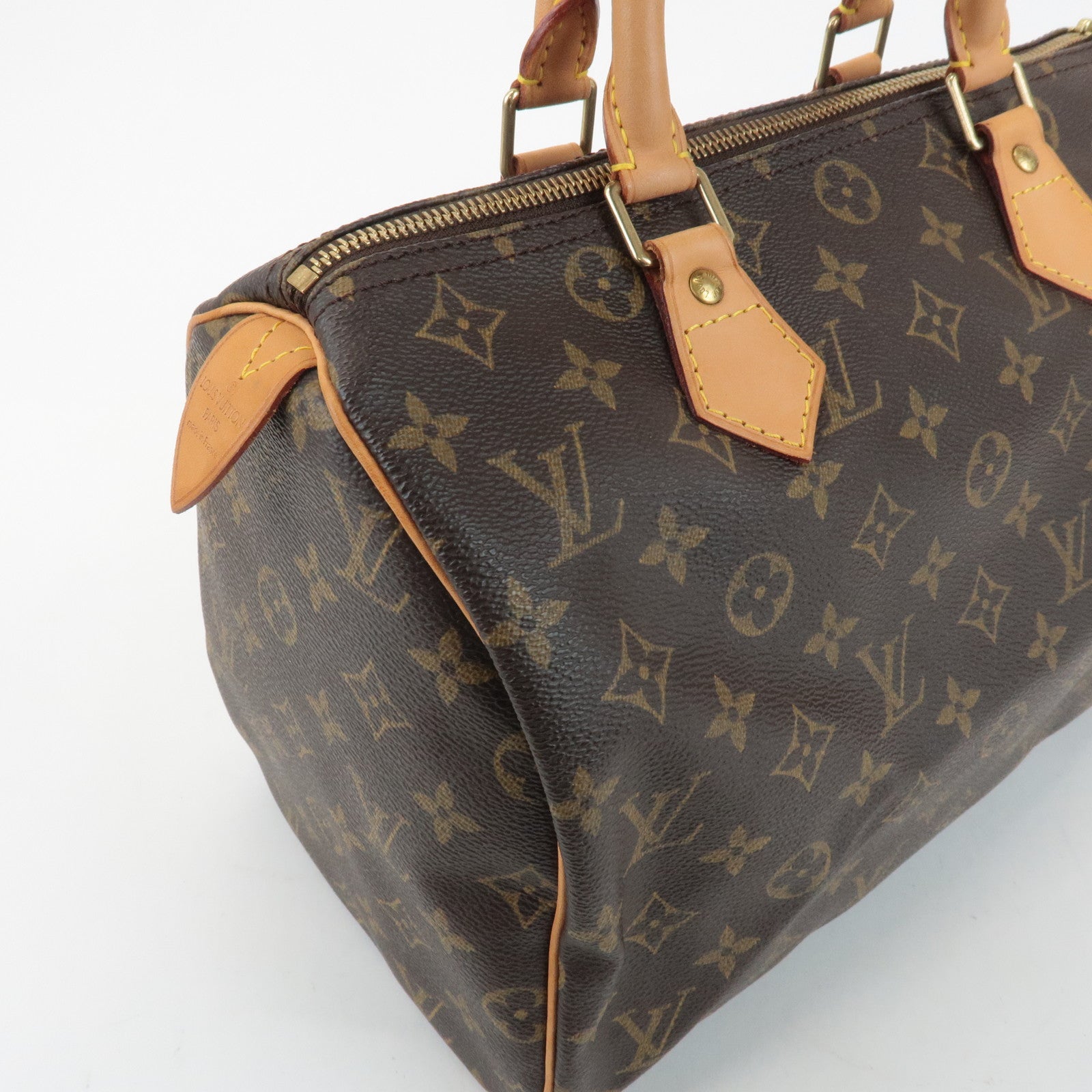 Louis Vuitton Monogram Speedy 30 Hand Bag Boston Bag M41526 Used