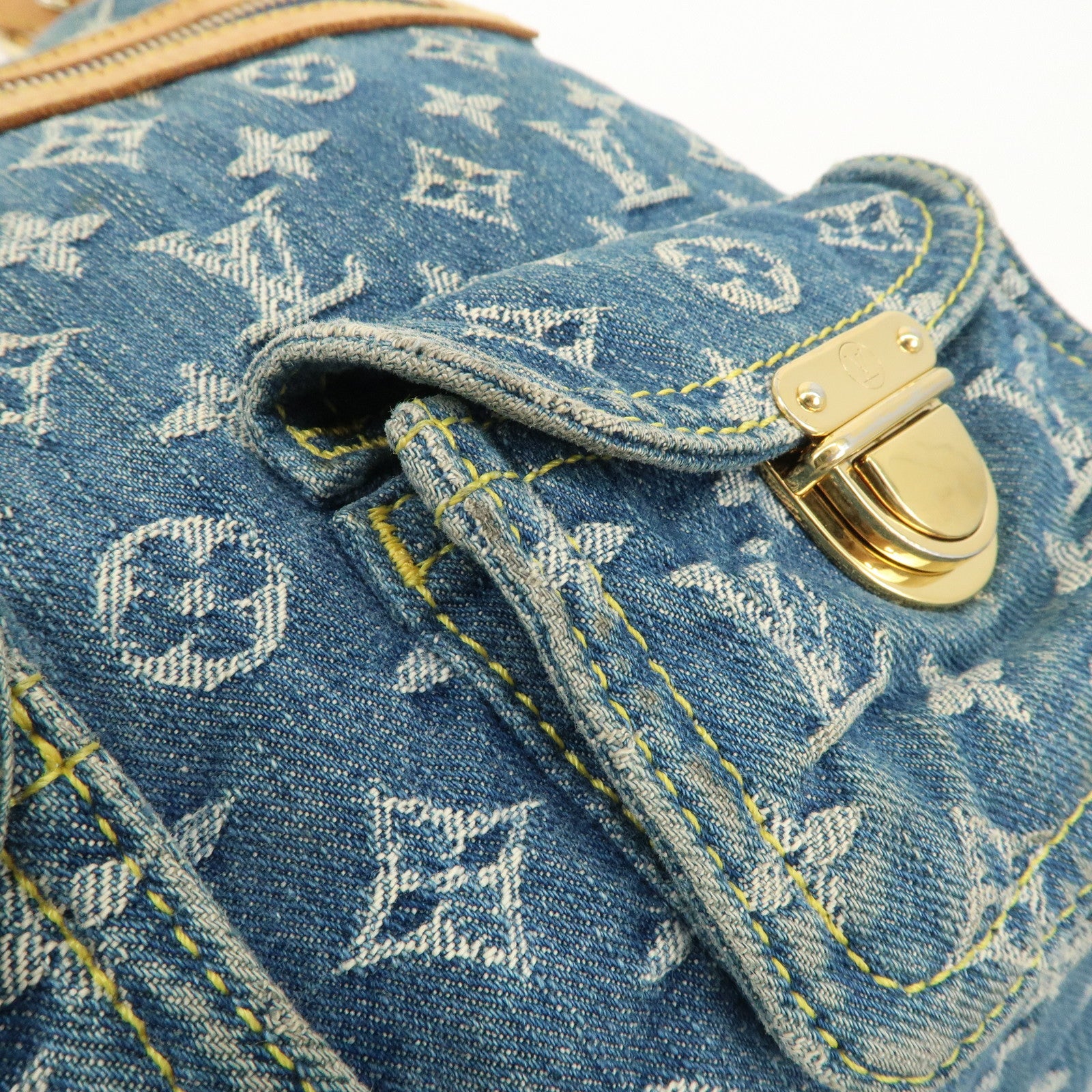 Louis Vuitton Monogram Denim Baggy GM Shoulder Bag M95048