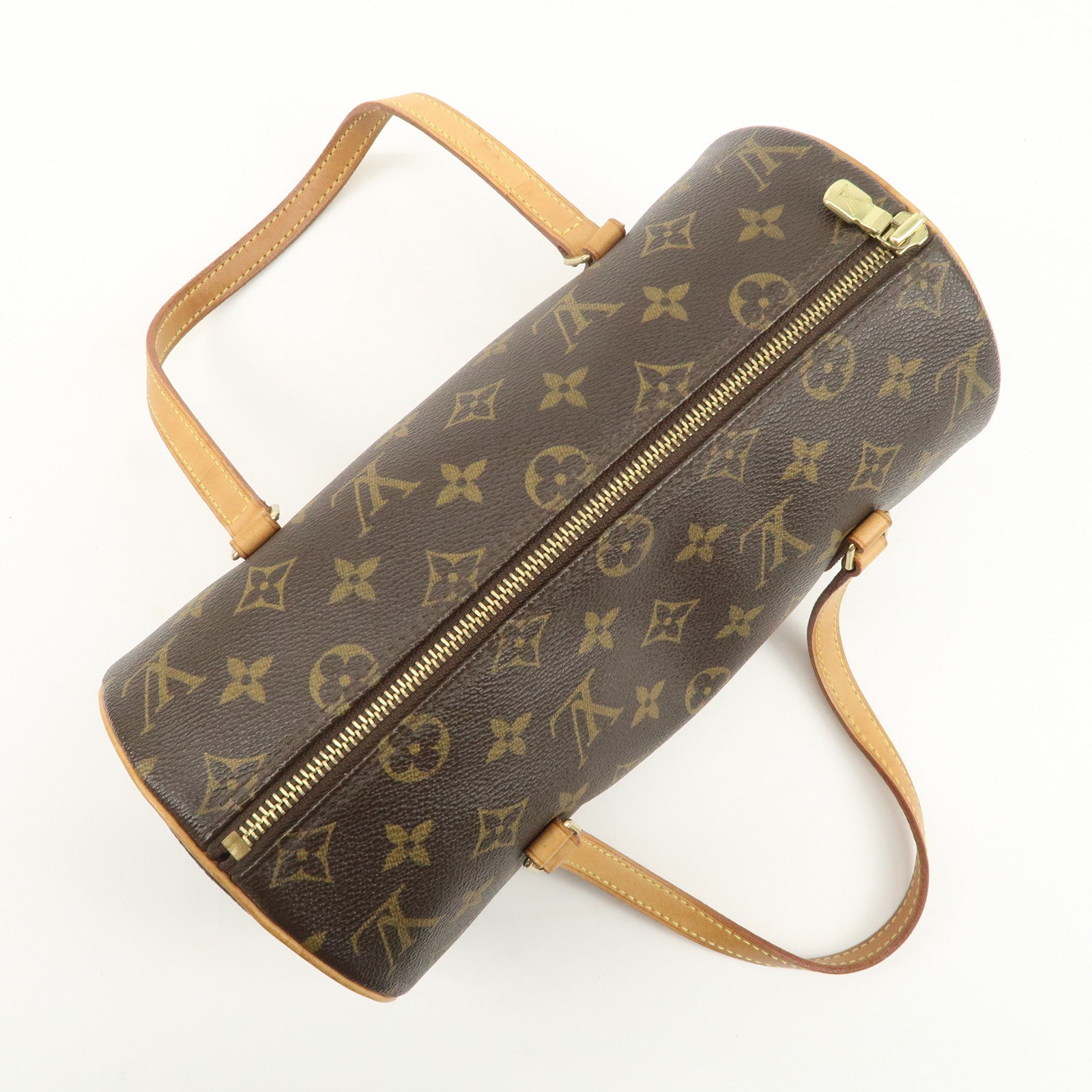 Louis Vuitton Monogram Papillon 26 Hand Bag Brown M51386 Used