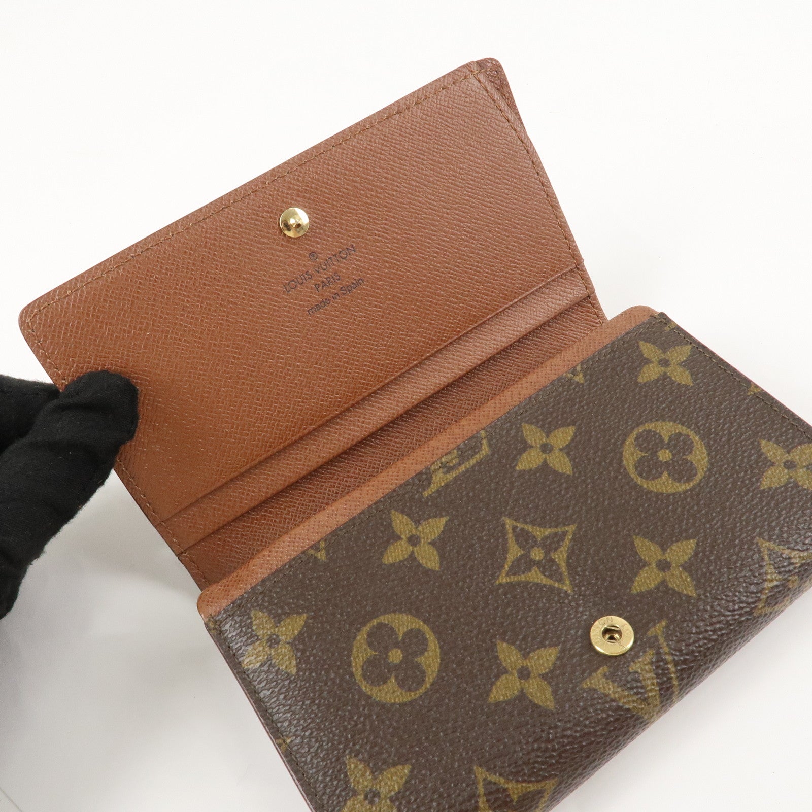 Louis Vuitton Monogram Porte Monnaie Billets Tresor Wallet M61730