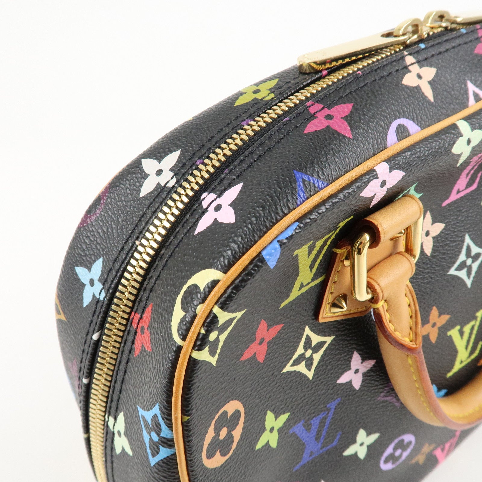 Louis Vuitton Monogram Multicolor Trouville Hand Bag M92662 Used