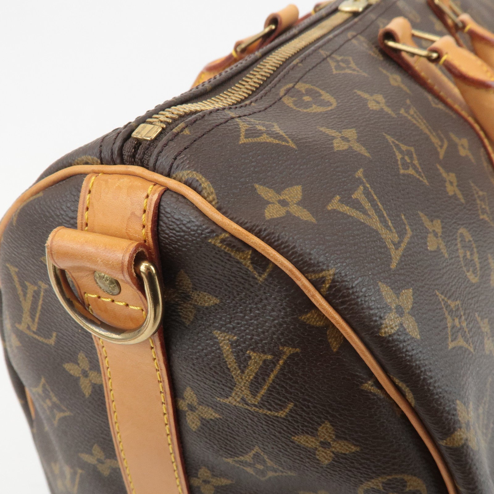 Louis Vuitton Monogram Keep All Bandouliere 45 Boston Bag M41418 Used