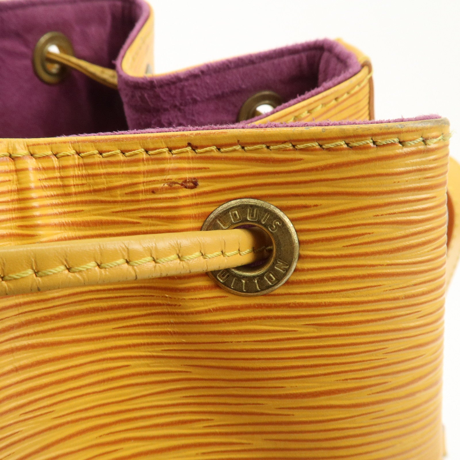 Louis Vuitton Epi Petit Noe Shoulder Bag Tassili Yellow M44109 Used