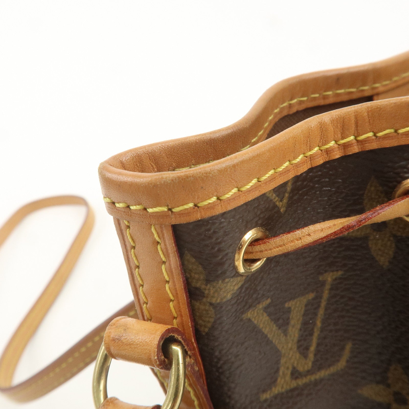 Louis Vuitton Monogram Nano Noe Shoulder Bag Brown M41346