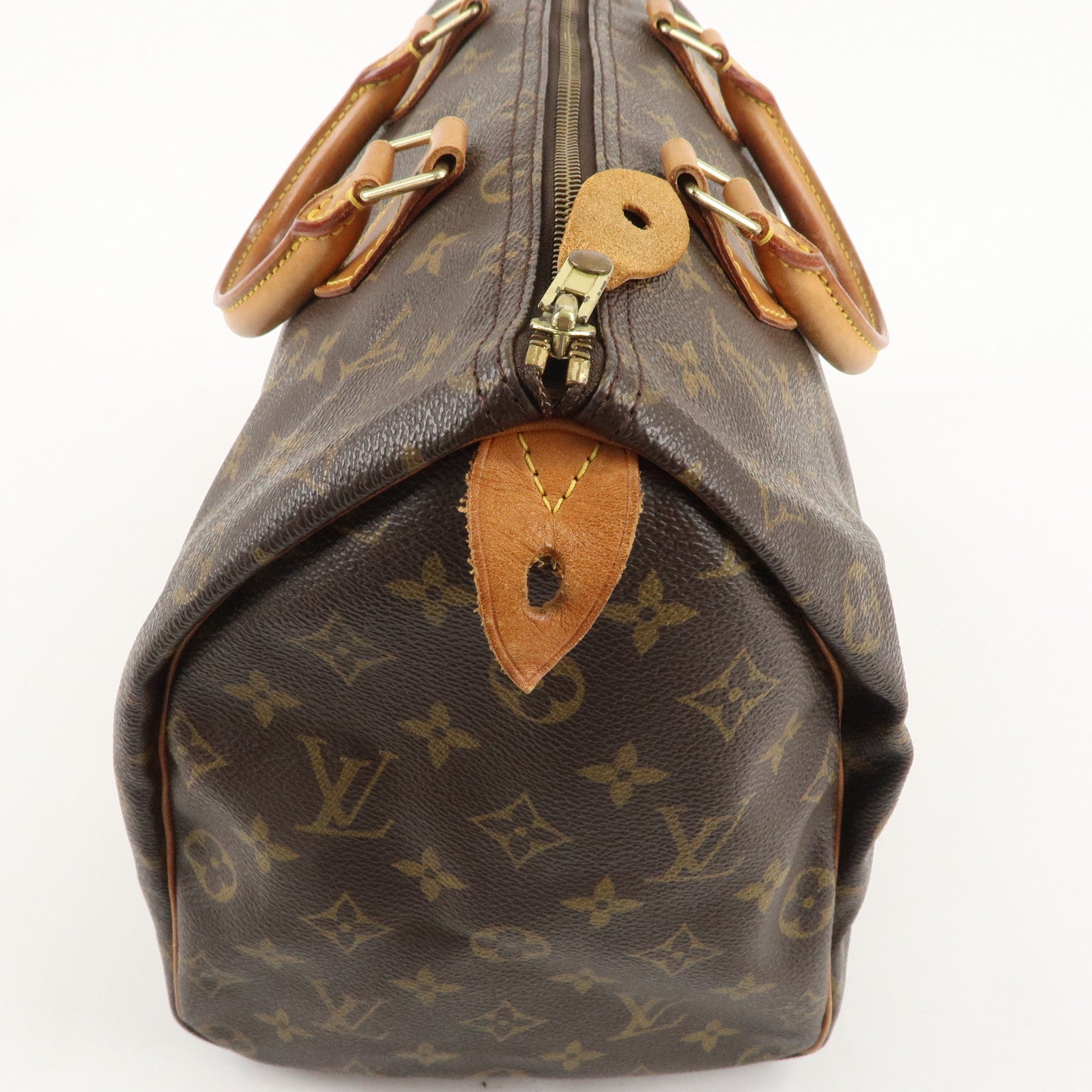 Louis Vuitton Monogram Speedy 35 Hand Bag Boston Bag M41524