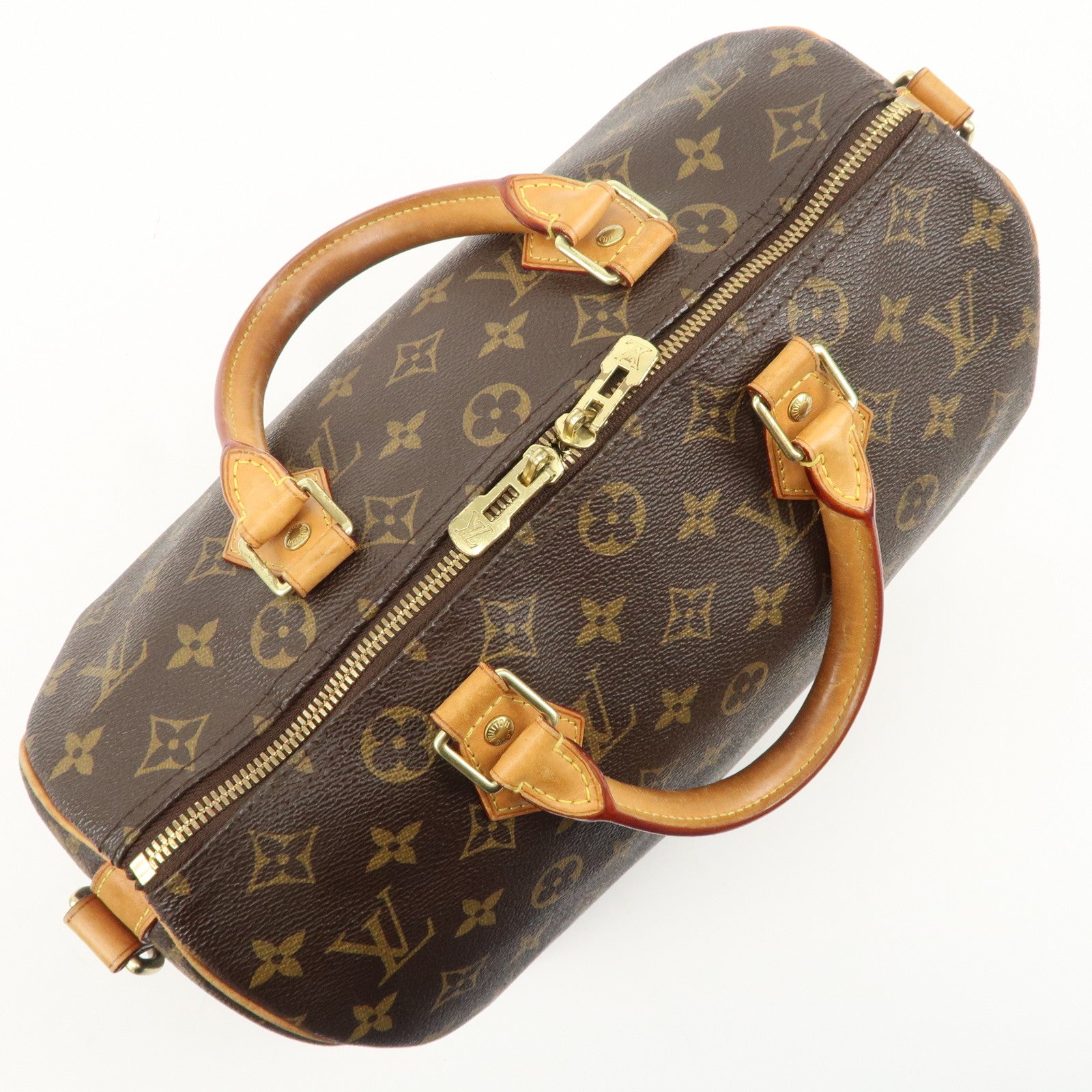 Louis Vuitton Monogram Speedy 30 Bandouliere Hand Bag M41112 Used