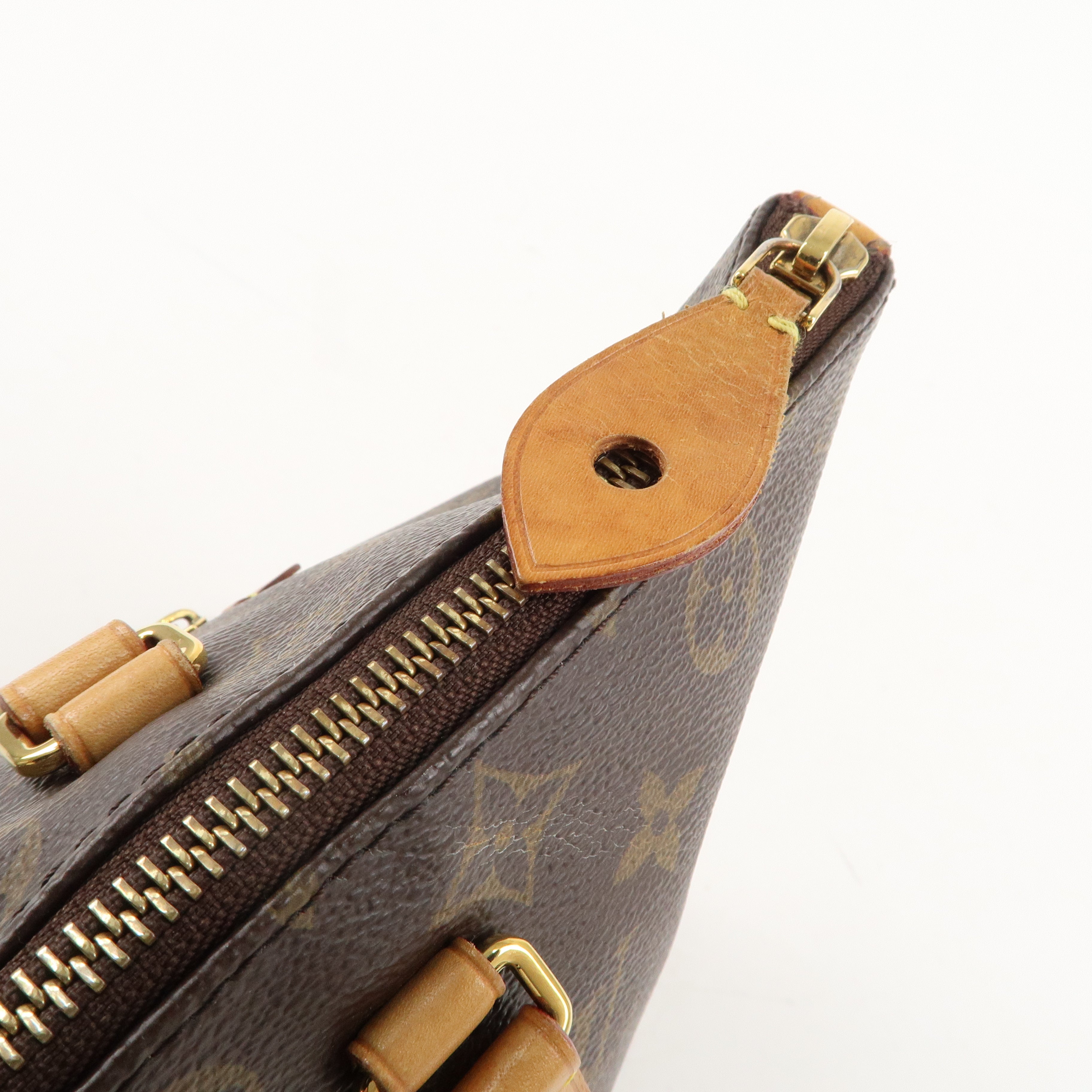 Louis Vuitton Monogram Iena PM Shoulder Bag Brown M42268