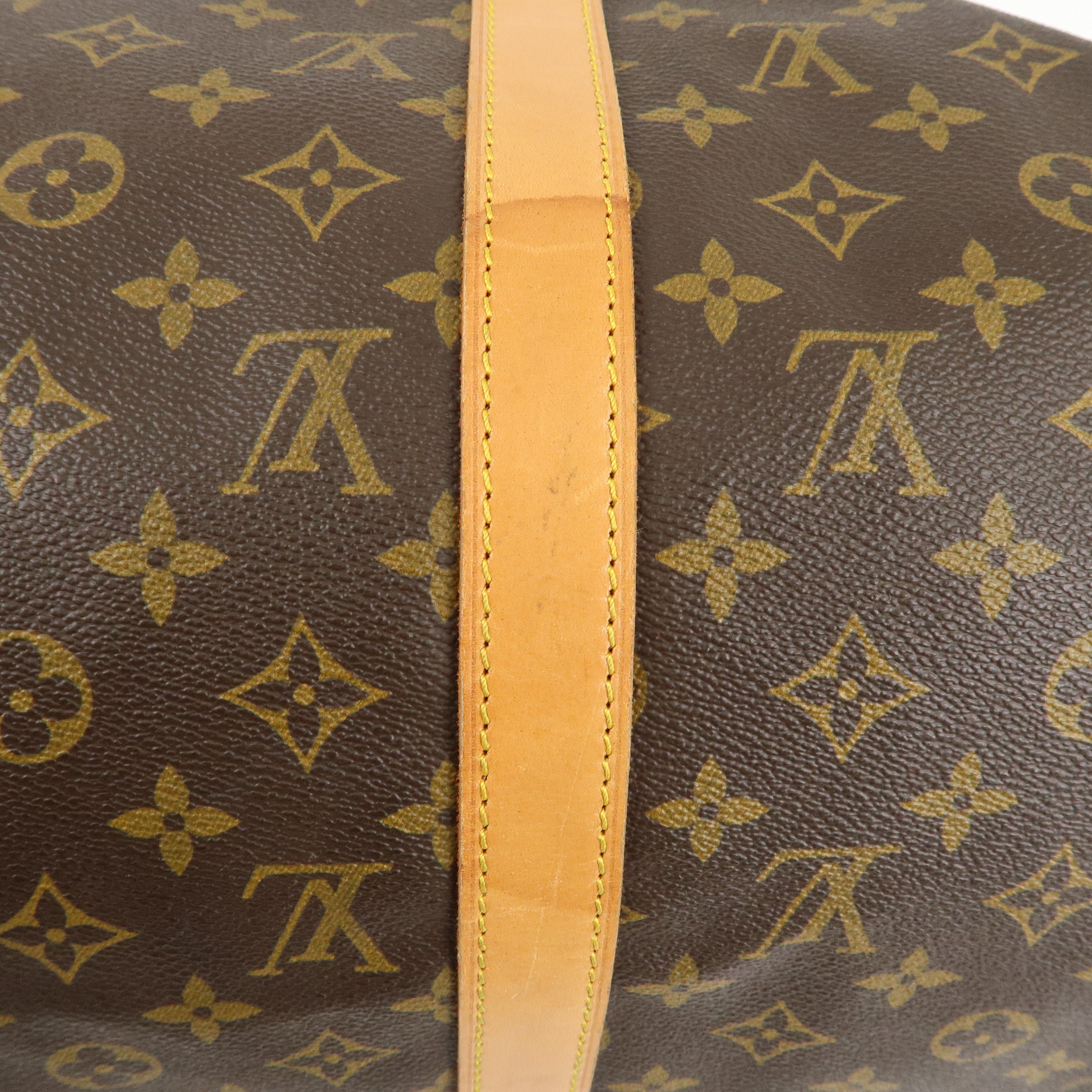 Louis Vuitton Monogram Sac Souple 45 Boston Bag Brown M41624