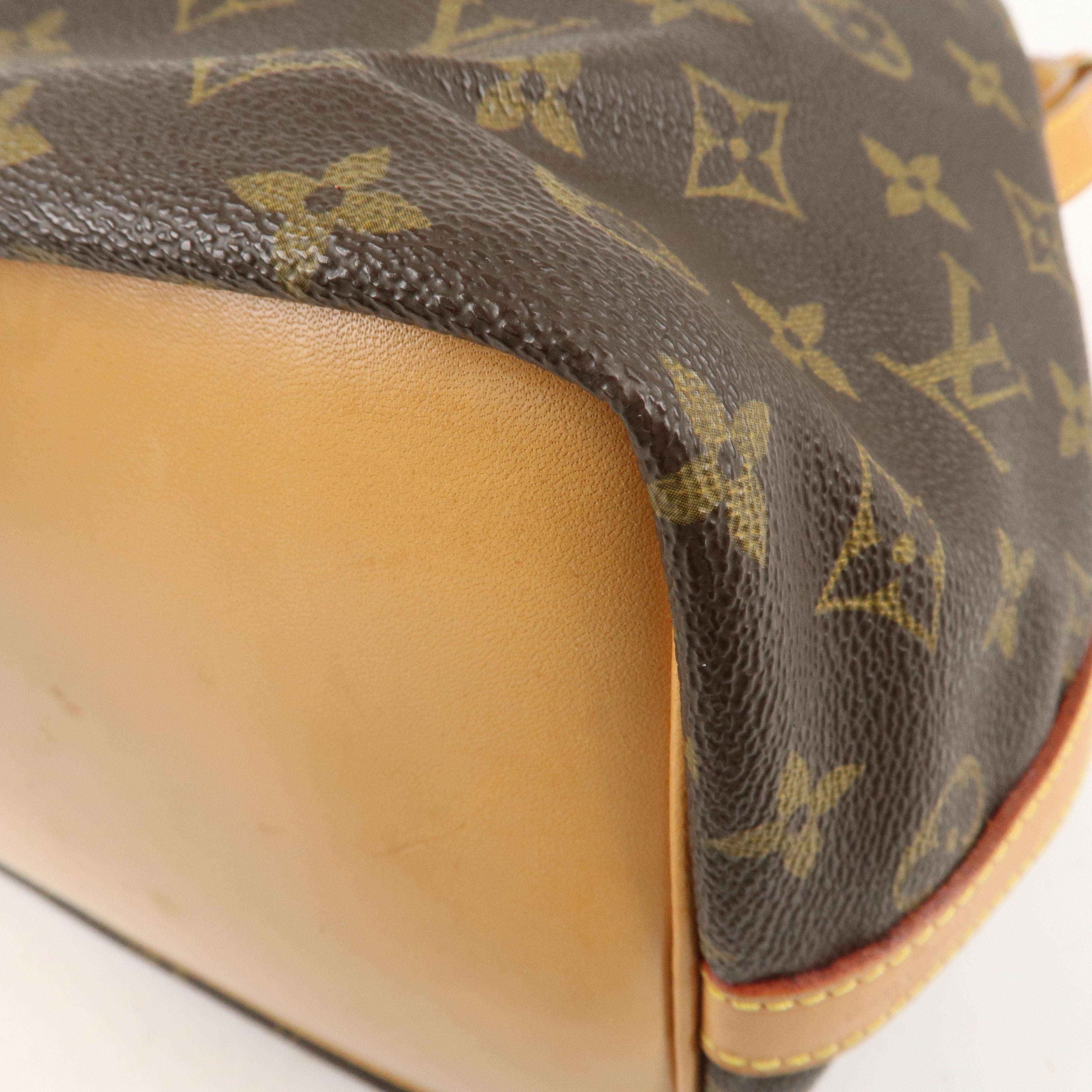 Louis Vuitton Monogram Petit Noe Shoulder Bag Brown M42226