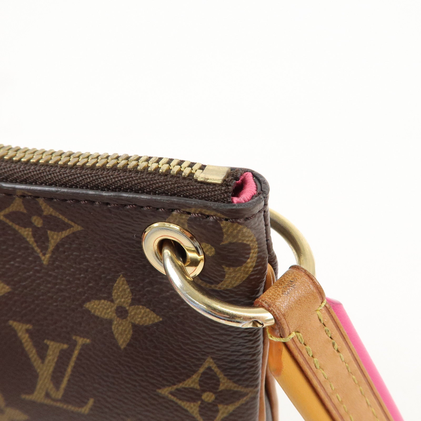 Louis Vuitton Monogram Lorette Shoulder Bag Hot Pink M44053