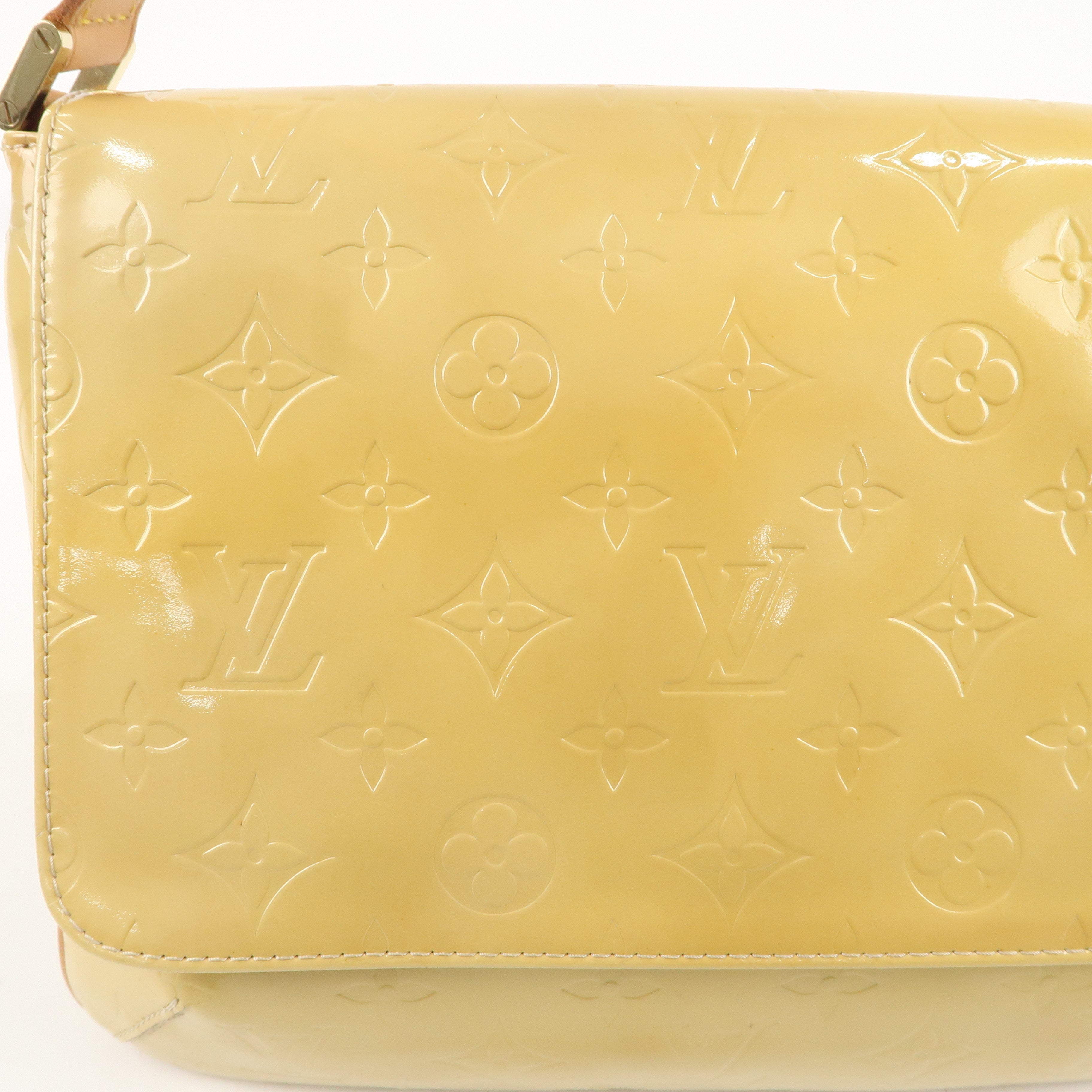 Louis Vuitton Vernis Thompson Street Shoulder Bag Beige M91008