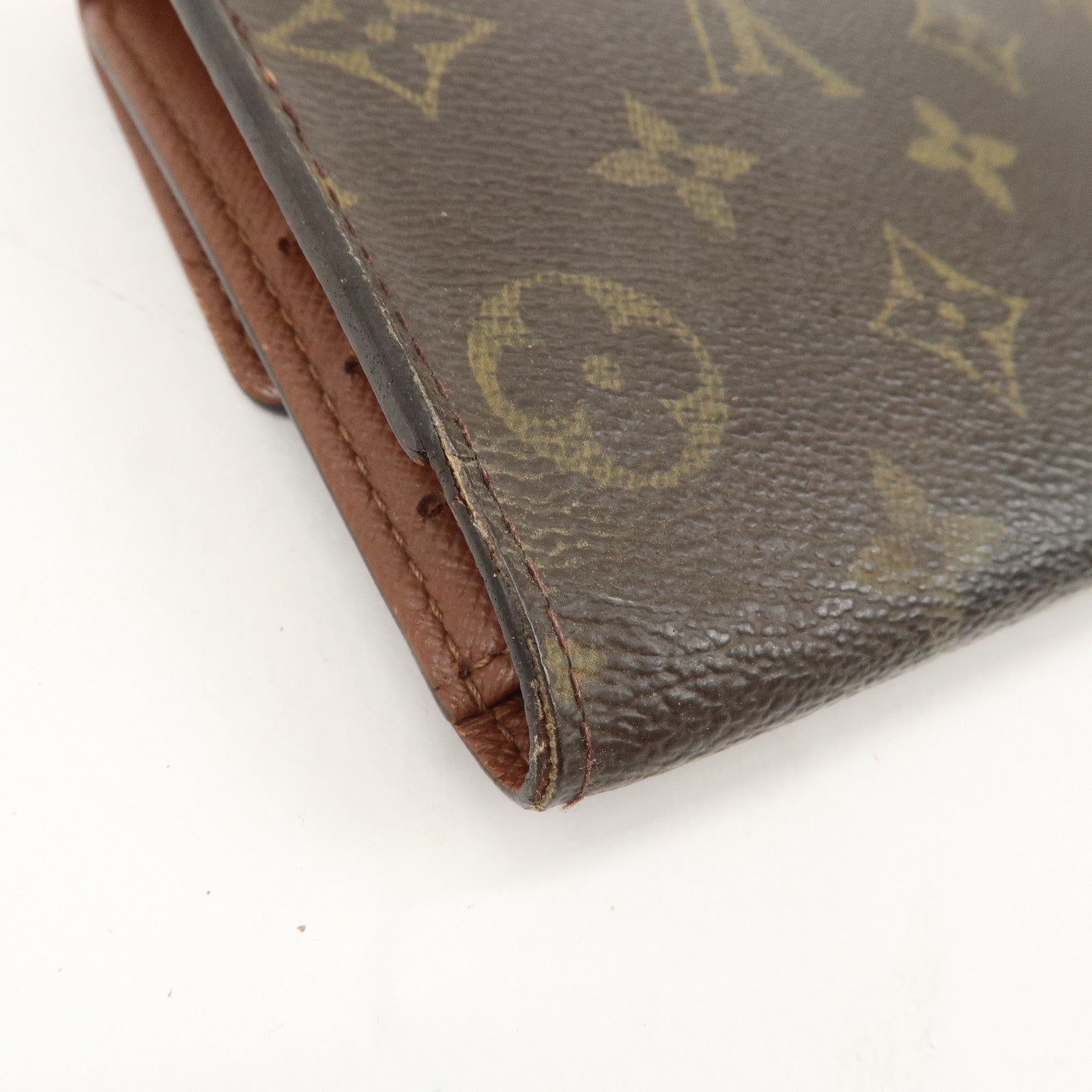 Louis Vuitton Set of 2 Monogram Portefeuille Wallet M61217 M61660 Used